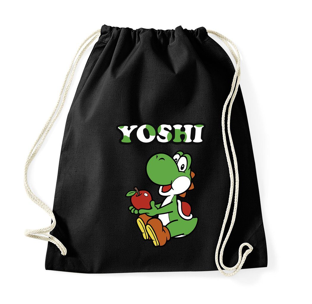 Youth Designz Turnbeutel Yoshi Baumwoll Tasche Turnbeutel, mit modischem Print