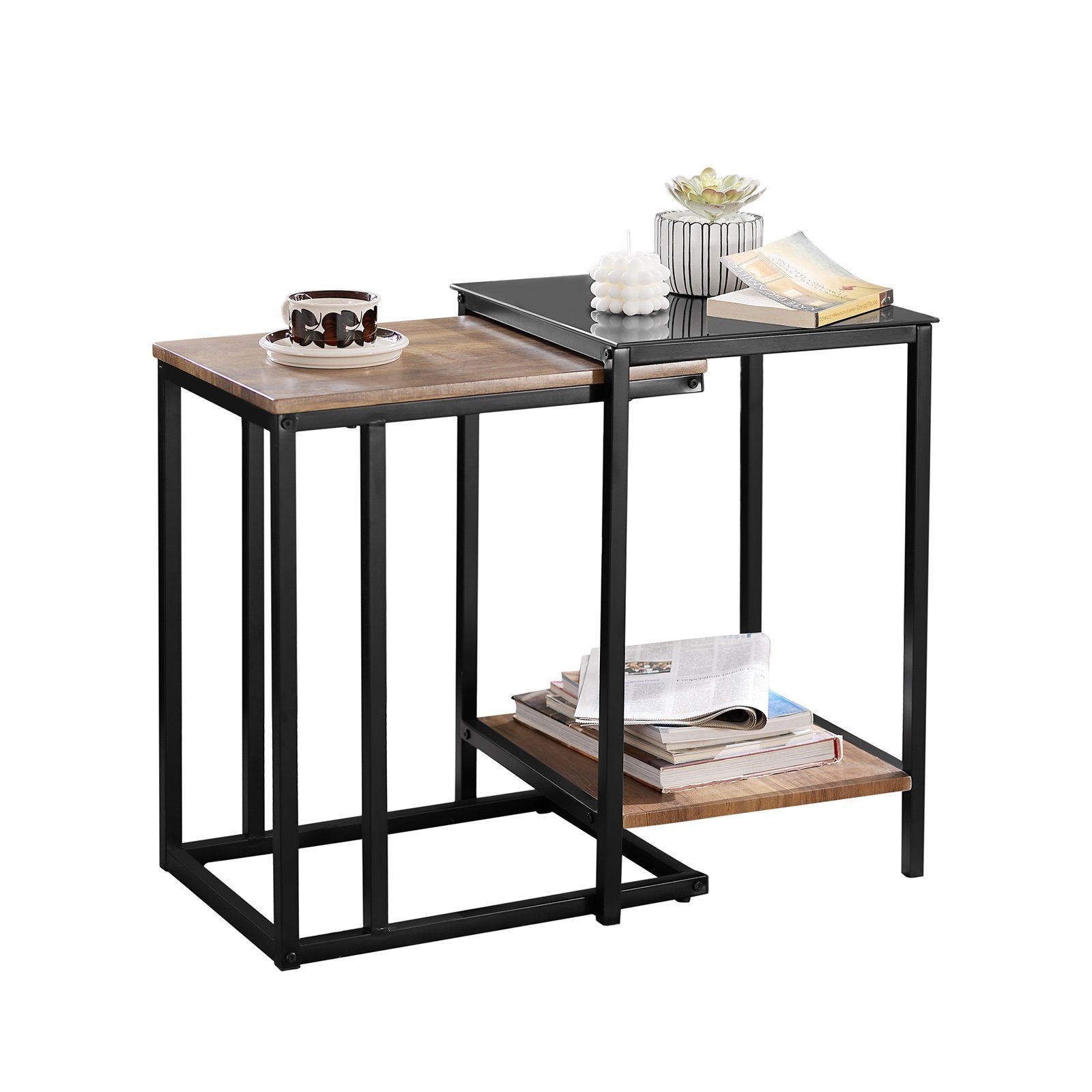 SoBuy Beistelltisch FBT99, 2er Set Beistelltisch günstig online kaufen