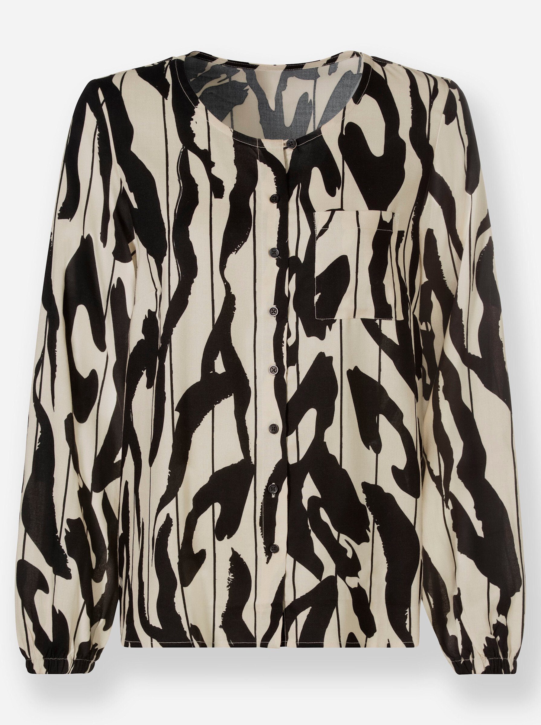 heine Klassische Bluse Druckbluse .