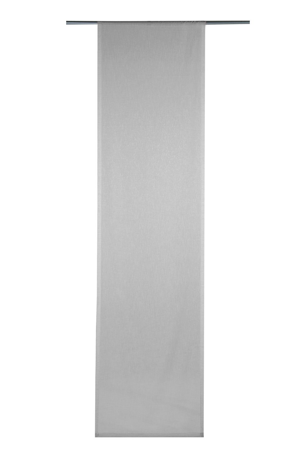 PERU, 60 245 blickdicht Schlaufe, Gözze, Vorhang x cm, Flächenvorhang Silberfarben,