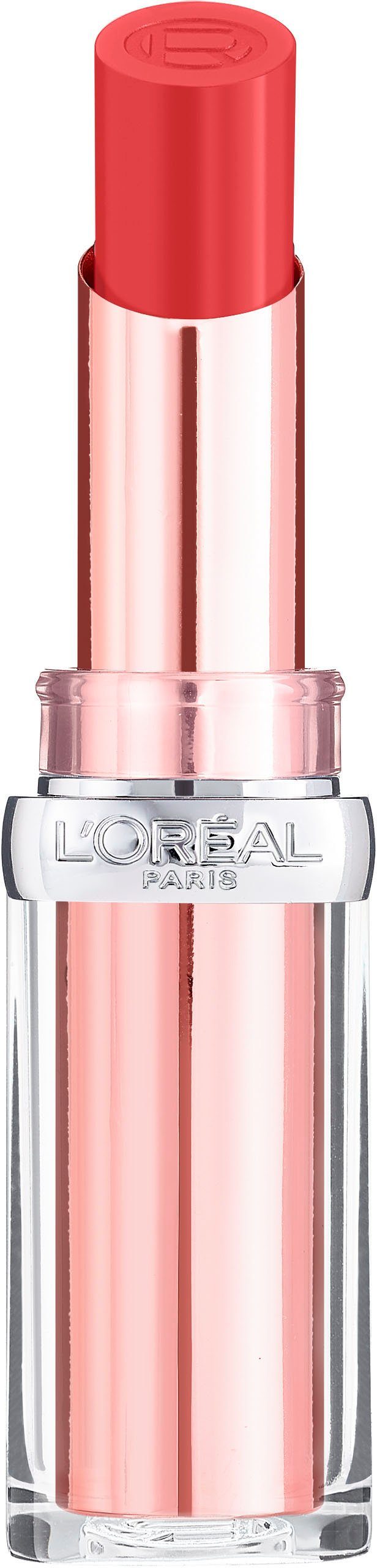 L'ORÉAL PARIS Lippenstift COLOR RICHE GLOW PARADIS, cremige Textur pflegt und sorgt für optisch aufgepolsterte Lippen