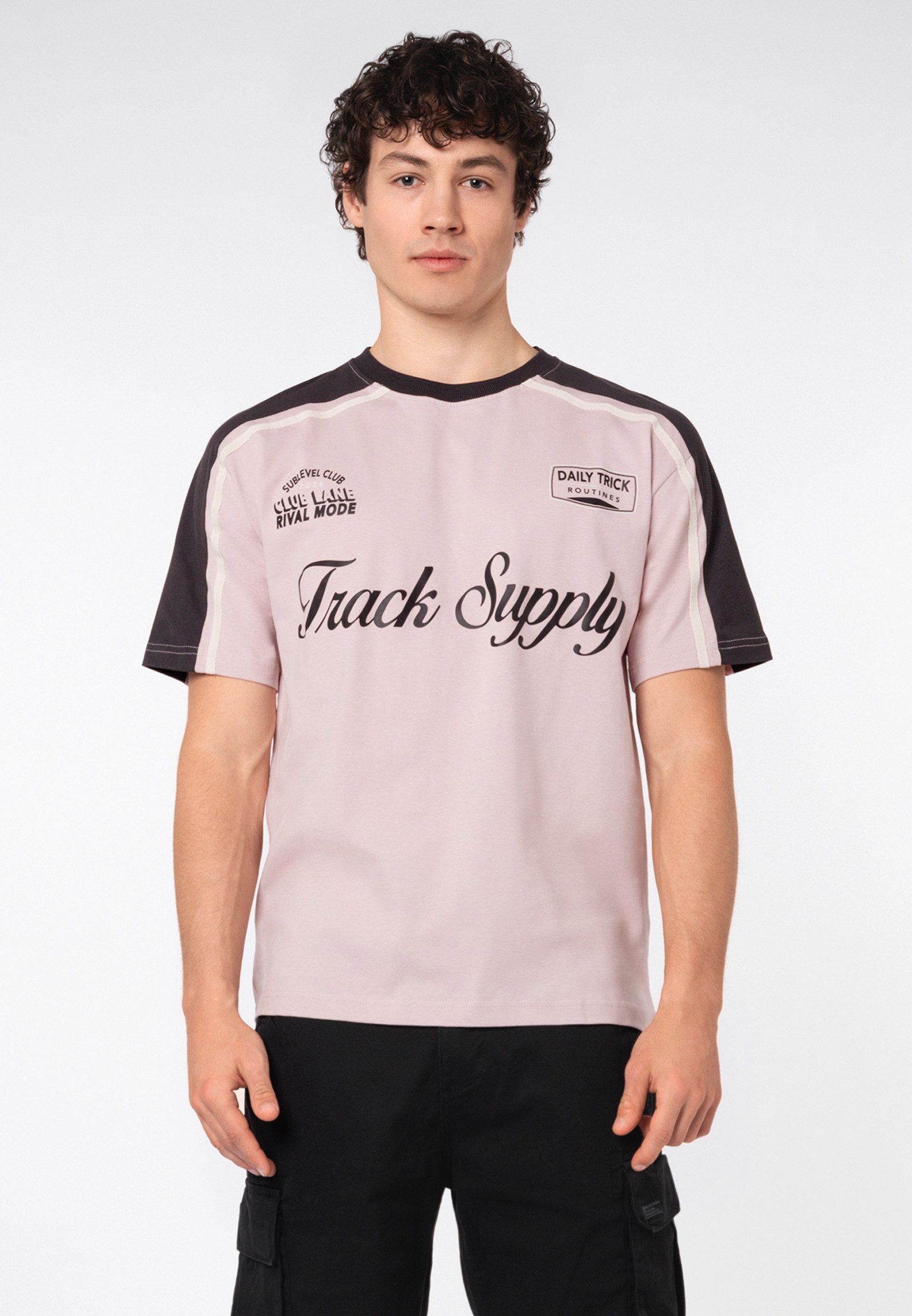 T-Shirt Herren Retro Shirt mit Print