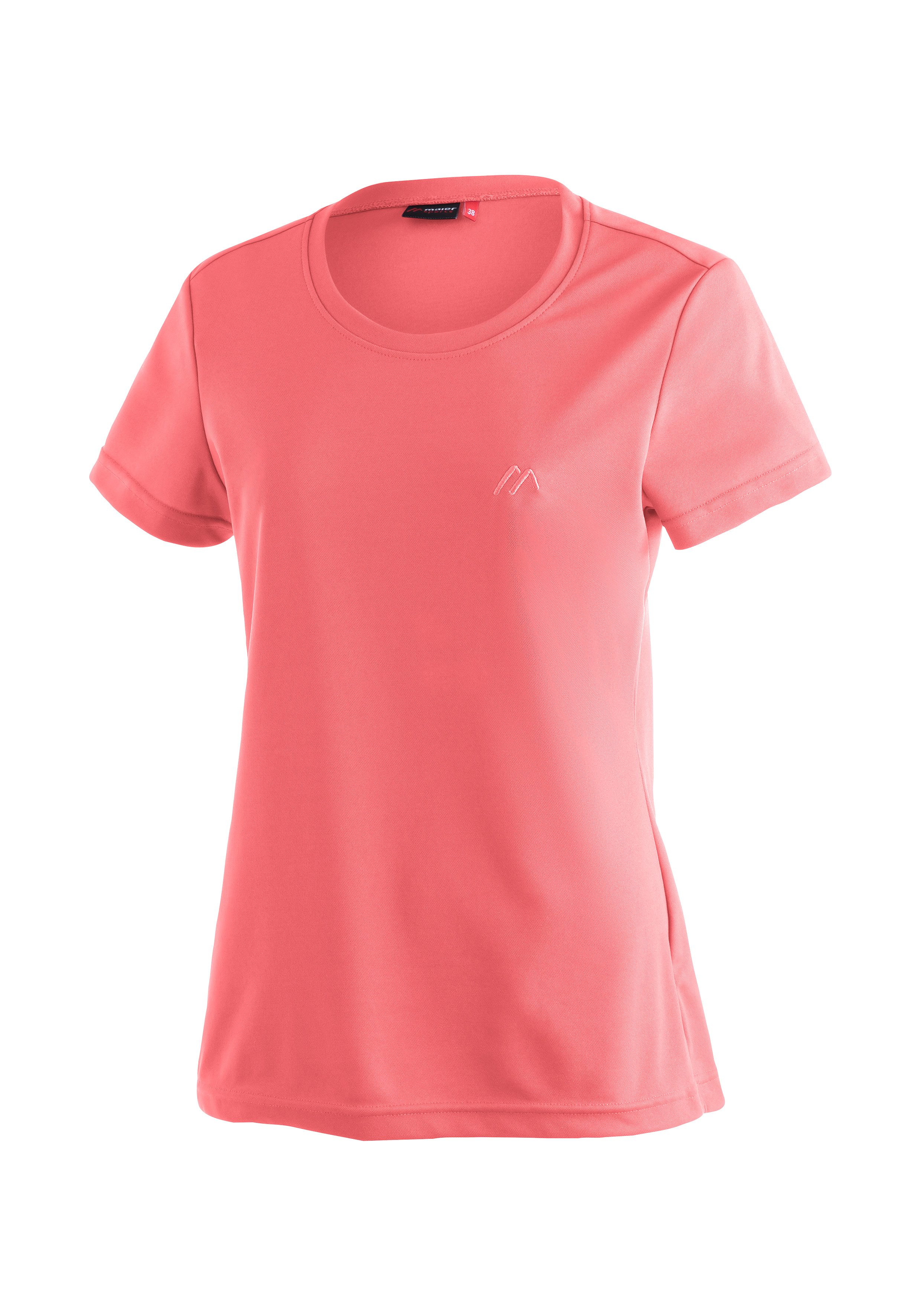 Maier Sports Funktionsshirt Waltraud Damen T-Shirt, schnelltrocknendes Freizeitshirt, Regular Fit