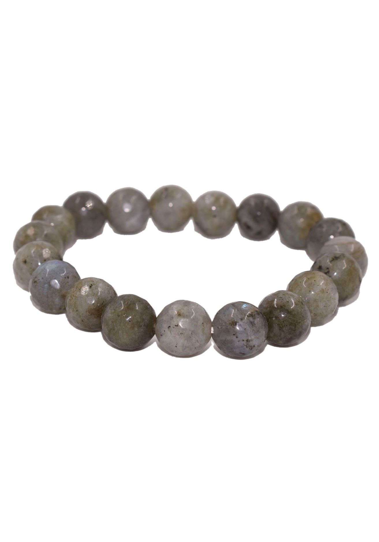 Firetti Armband Schmuck Geschenk Armschmuck Armkette Edelstein Farbstein Labradorit, Made in Germany - mit Labradorit