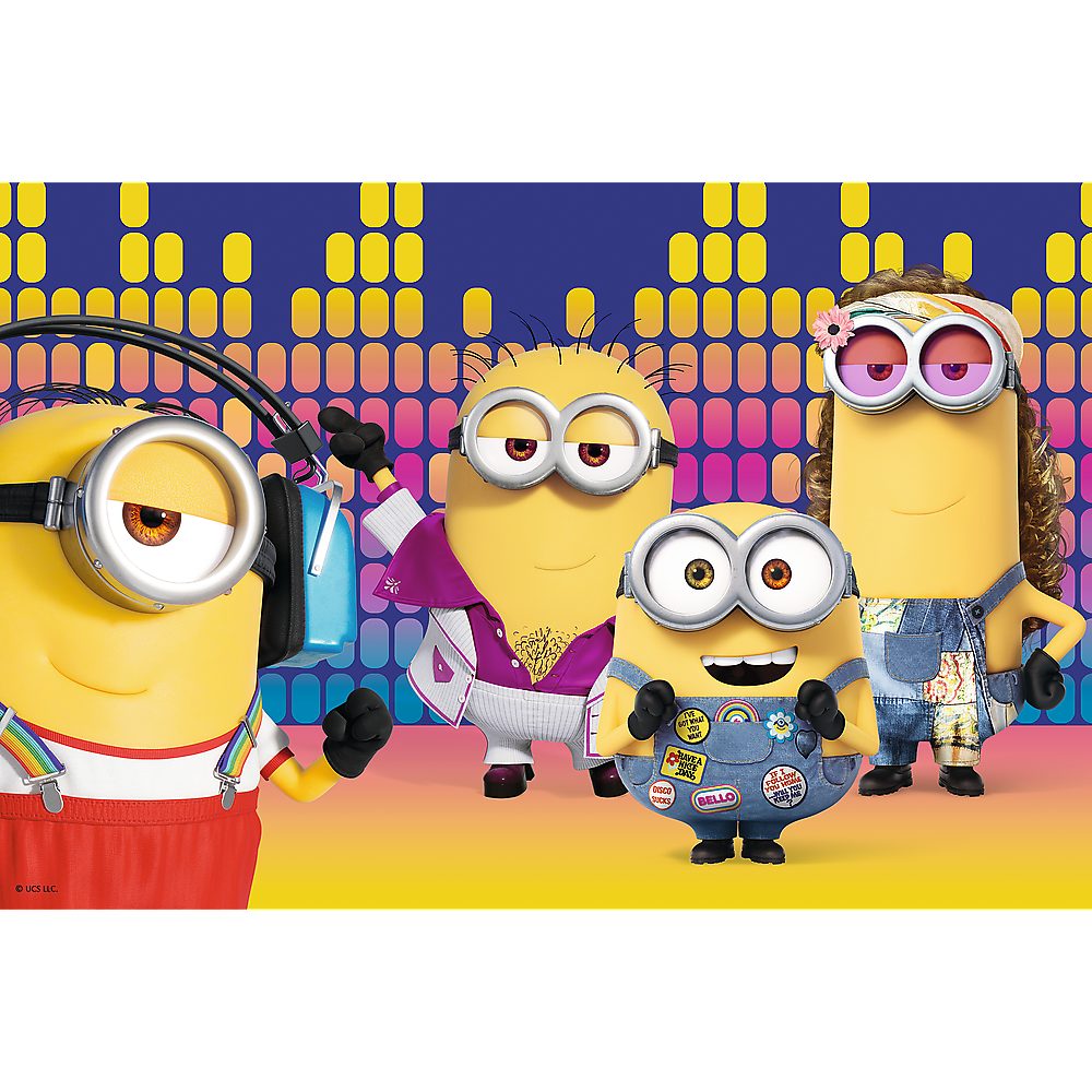 Minions Puzzle Minions Puzzle für Kinder 60 Teile Mit Kevin Stuart und Bob, Puzzleteile