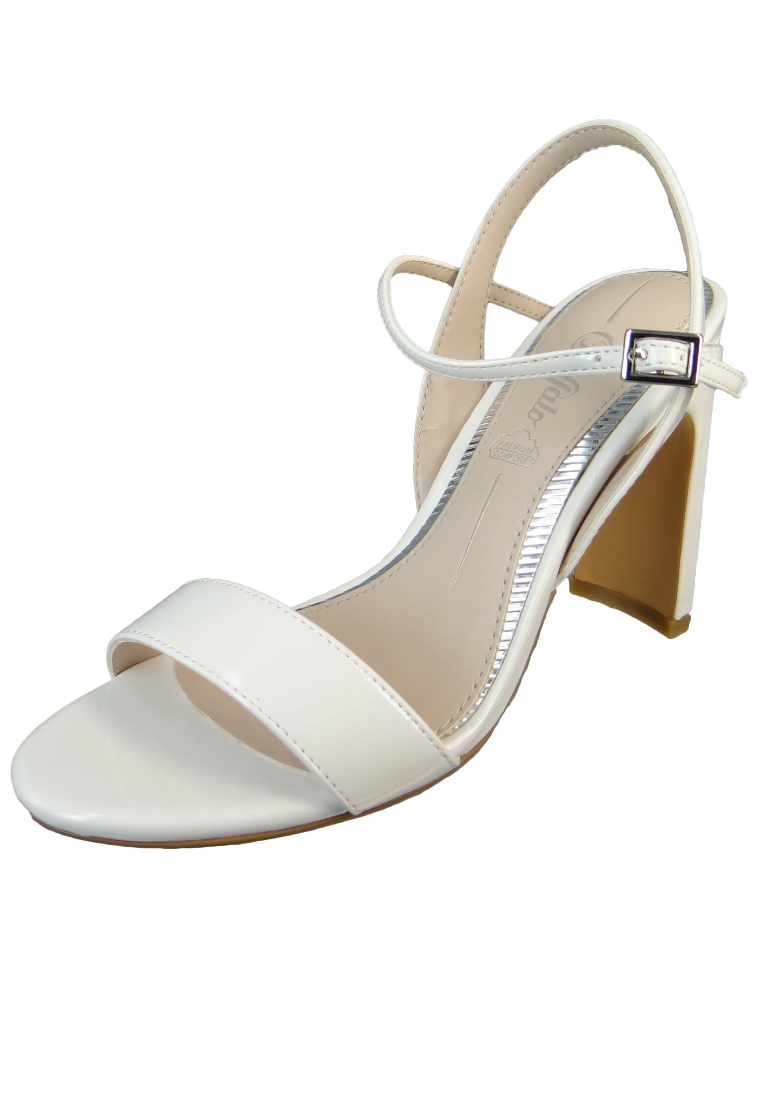 Buffalo 1291390 Jean Neat White Pumps