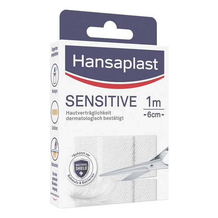 Hansaplast Wundpflaster Sensitive zuschneidbar hypoallergen