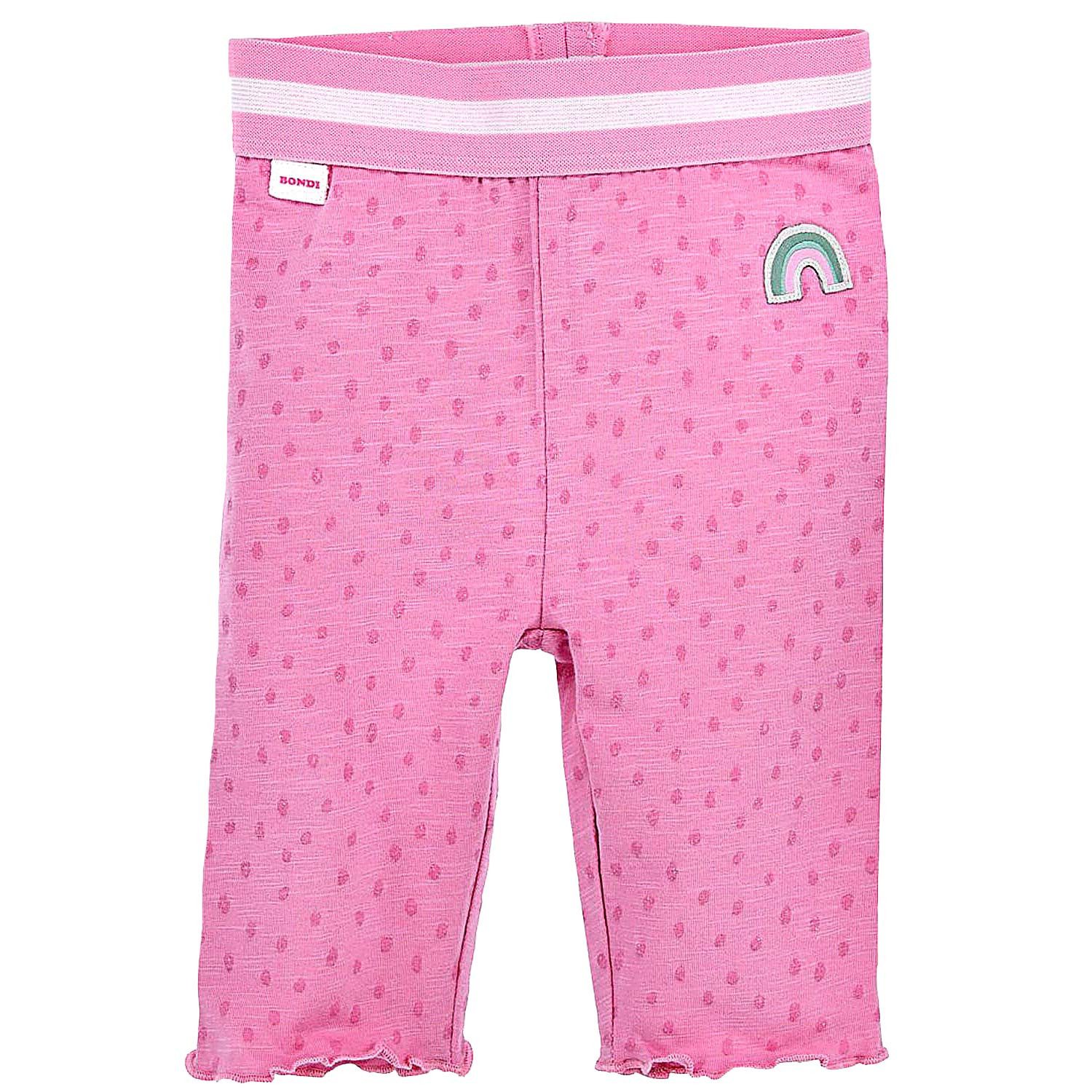 Trachtenlederhose Capri Hose Leggings 'Be Happy' 86890, Pink