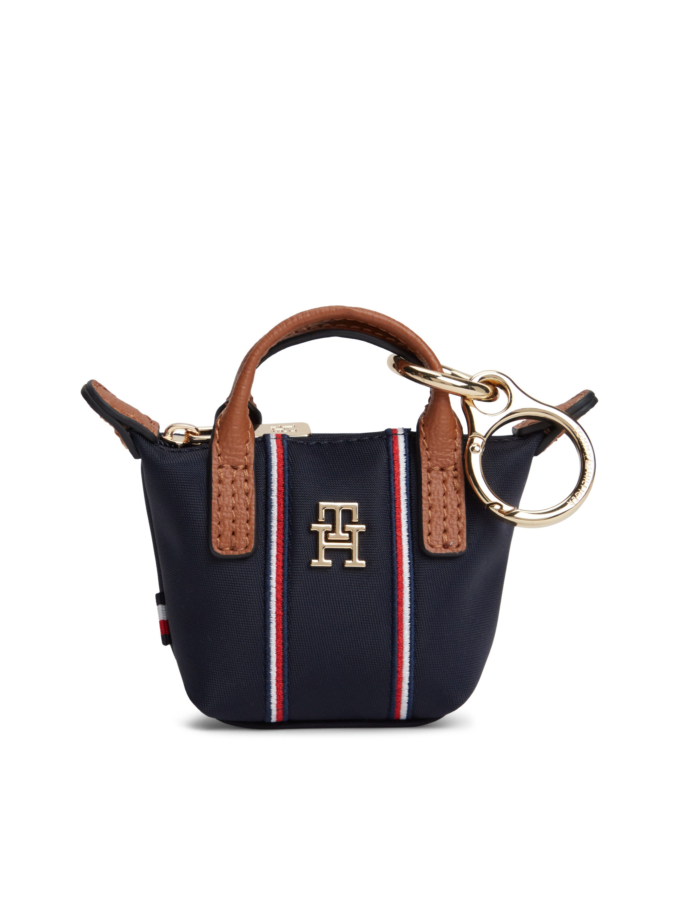 Tommy Hilfiger Schlüsselanhänger TH CHARMS POPETTE NANO (Set, Zusätzlicher Anhänger), Taschen Charm, Bag Charm mit Anhänger für Einkaufchips