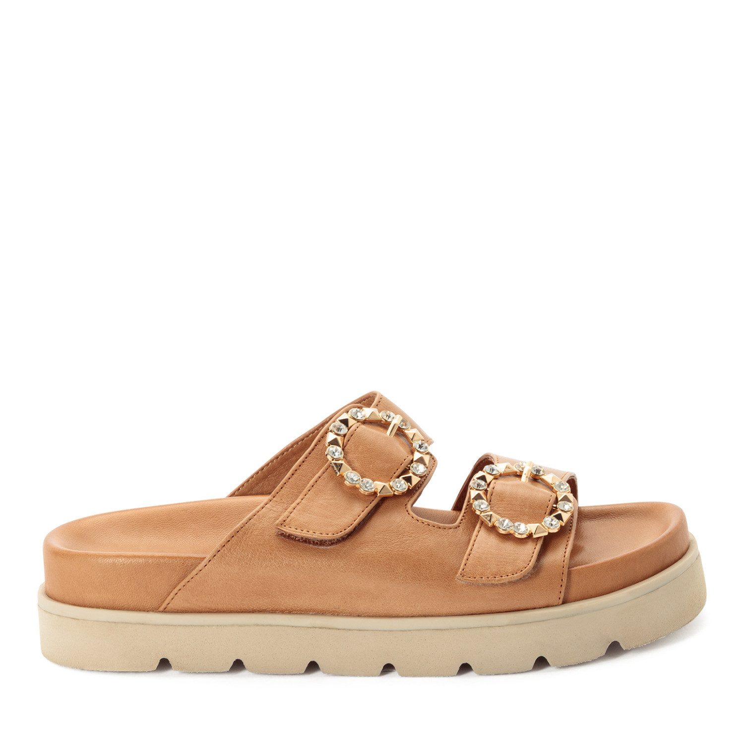 Tamaris Pantolette Sommerschuh mit schmuckbesetzten, verstellbaren Schnallen