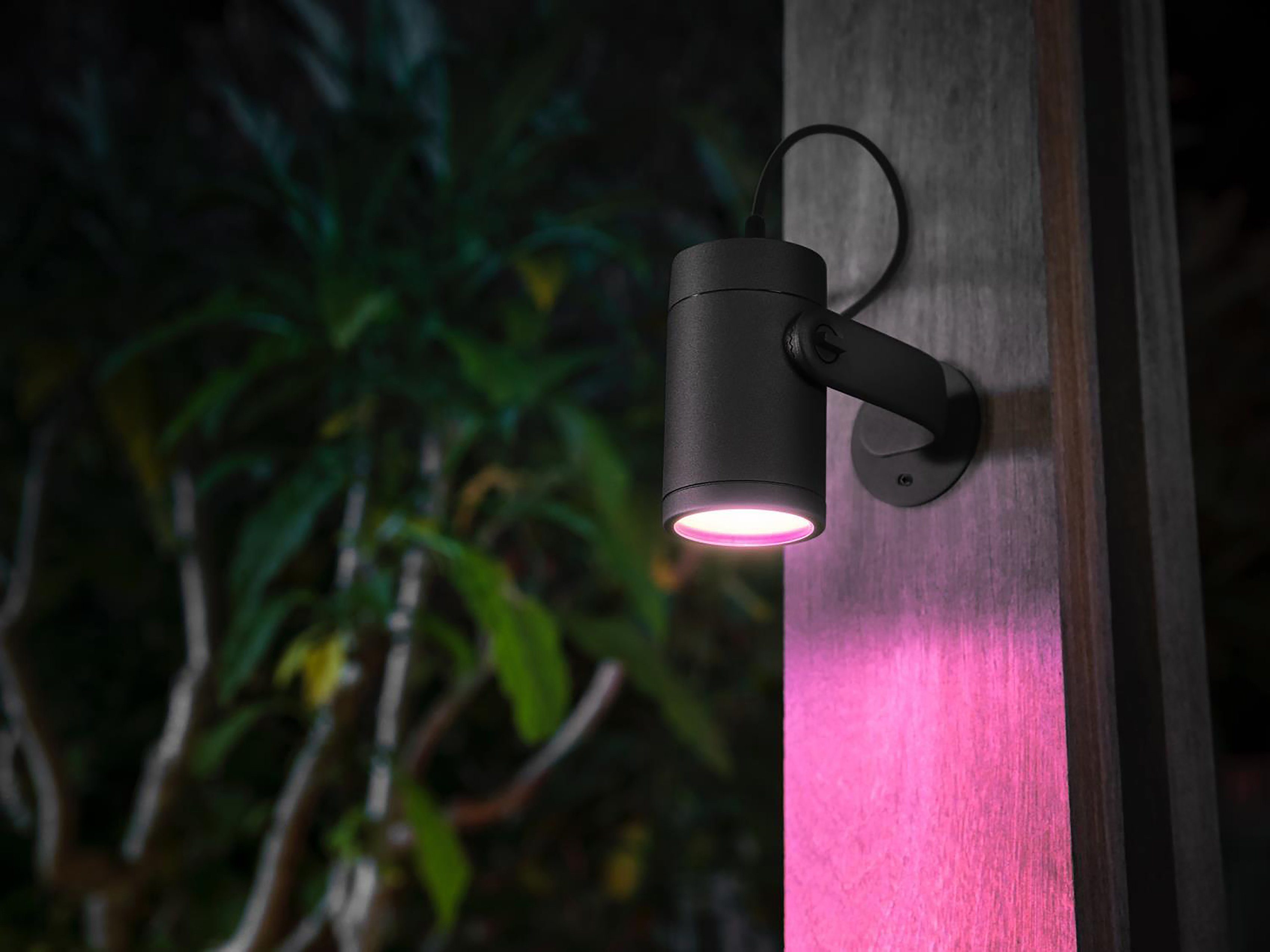 Philips Hue Set Lily, Gartenstrahler Bundle, und Smart LED Erweiterungs-Spot. einem Ambition Attraktive RGB, Home, integriert, Basis fest LED