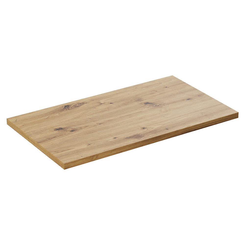 Lomadox Waschtischplatte BIBIONE-56, 80 cm breit in Artisan Eiche