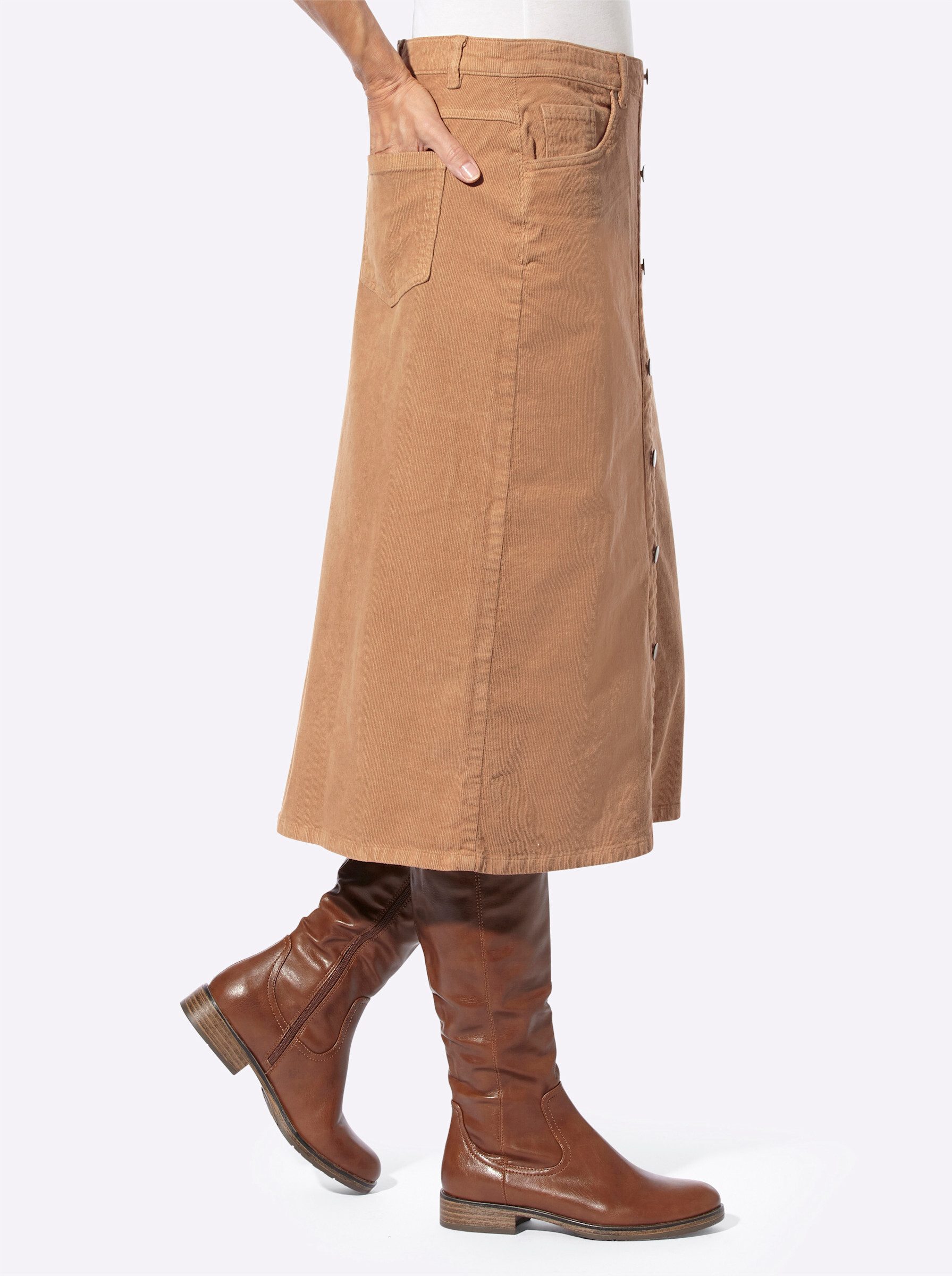 Witt A-Linien-Rock Cordrock . günstig online kaufen