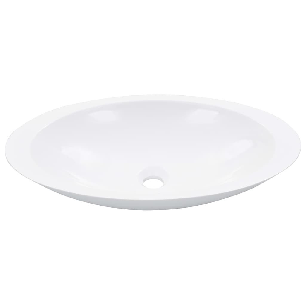 vidaXL Waschbecken 593 x 351 x 107 cm Waschbecken 59,3x35,1x10,7 cm Mineralguss Marmorgu