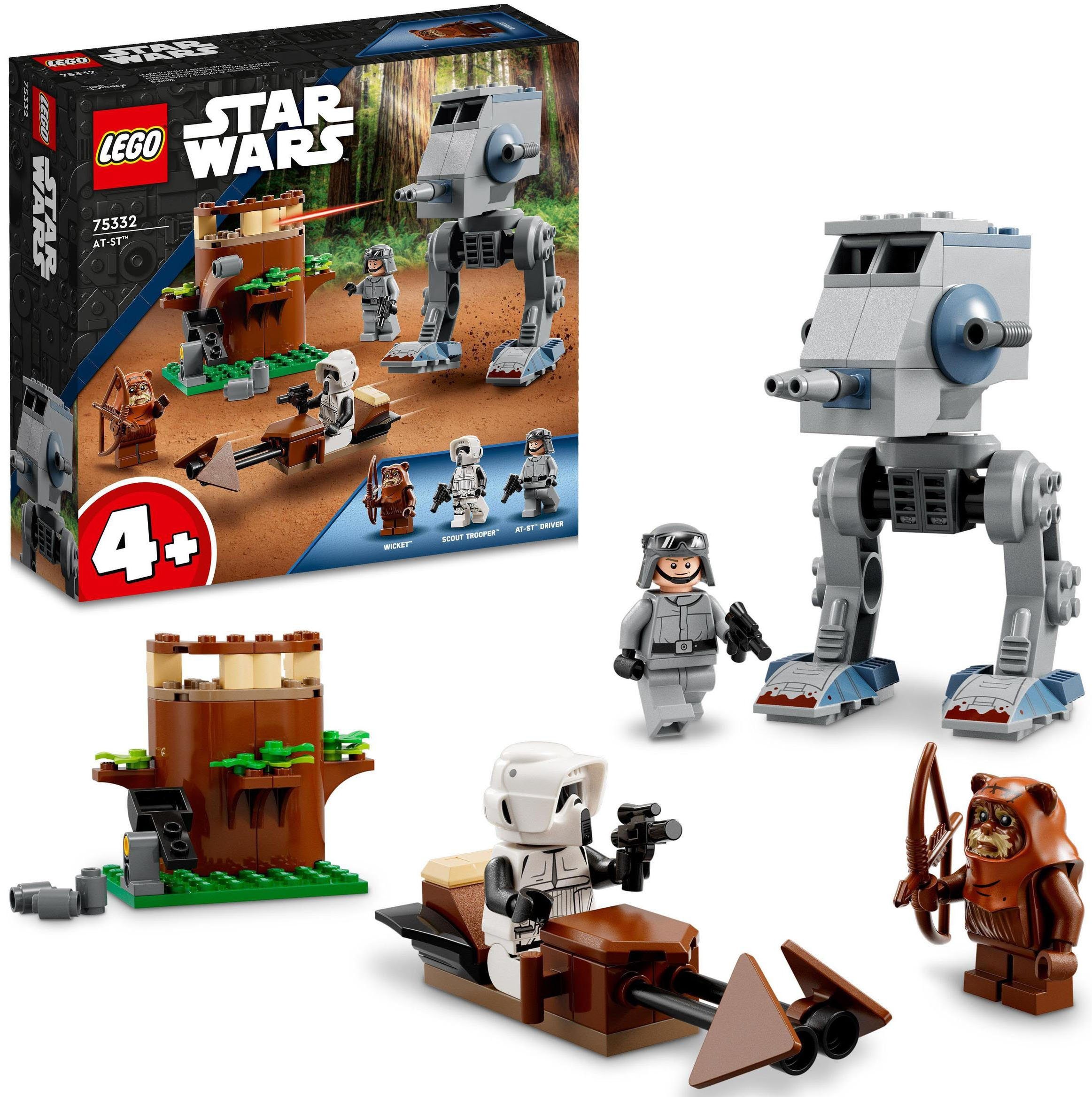 LEGO® Konstruktionsspielsteine AT-ST (75332), LEGO® Star Wars™, (87 St), Made in Europe