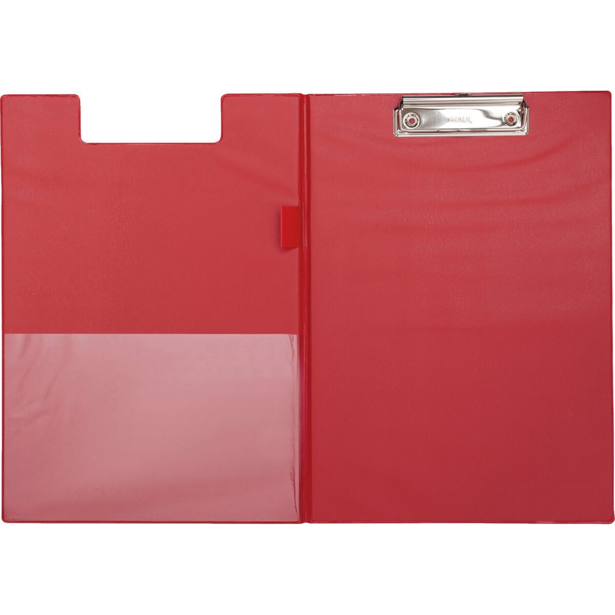 Thumbnail - MAUL Schreibmappe Schreibmappe MAULpoly A4hoch rot PP-Folienüberzug Klemmweite 8mm