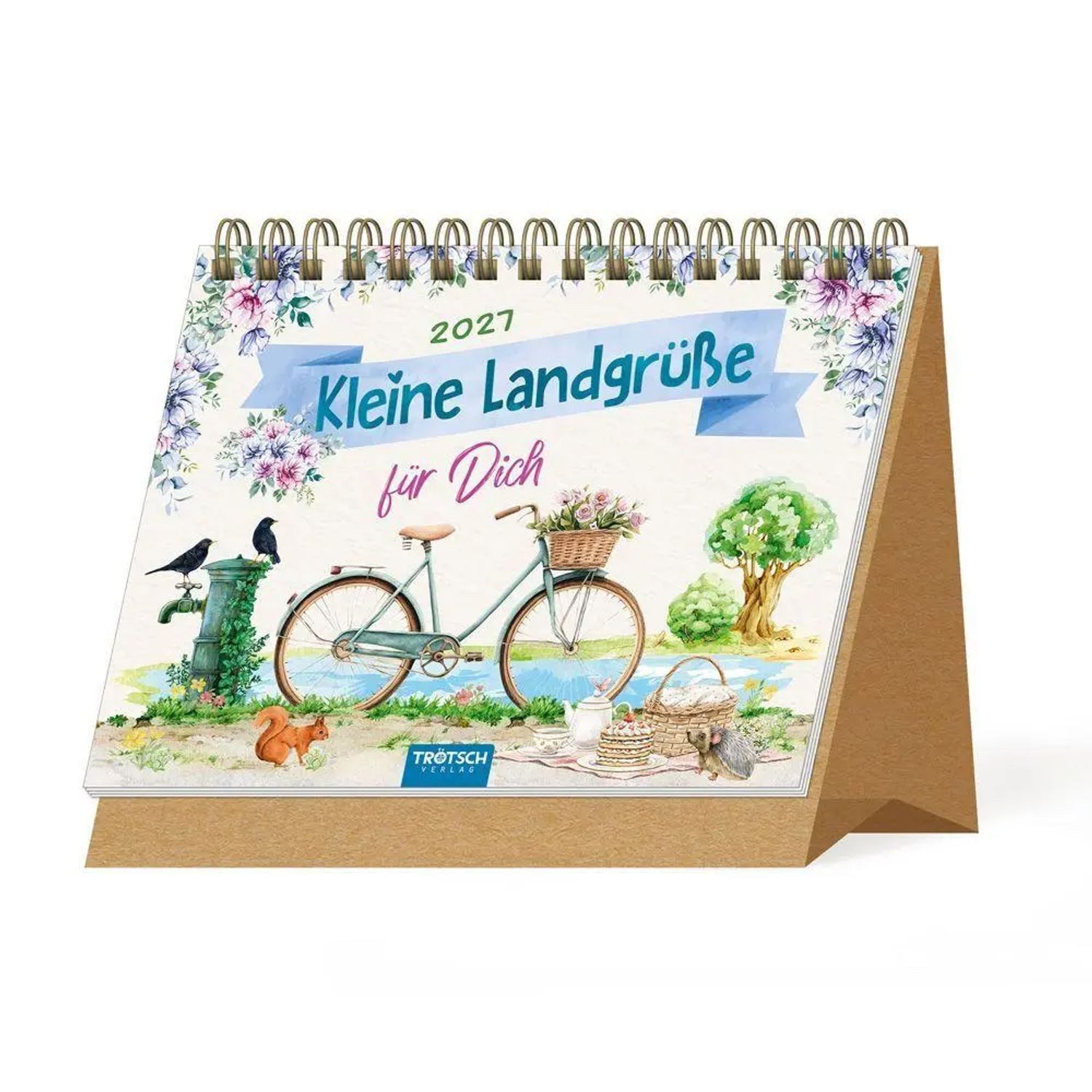 Trötsch Verlag Monatskalender TRÖTSCH - Aufstellkalender Kleine Landgrüße 2027