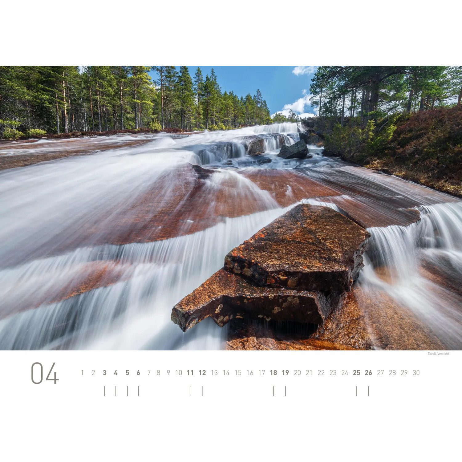 WALTER Wandkalender Norwegen Exklusivkalender 2026