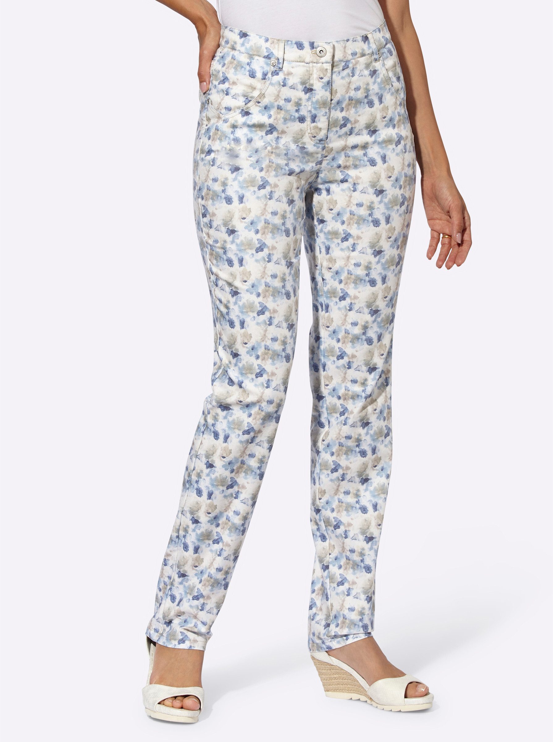 Cosma Bequeme Jeans Druckhose .