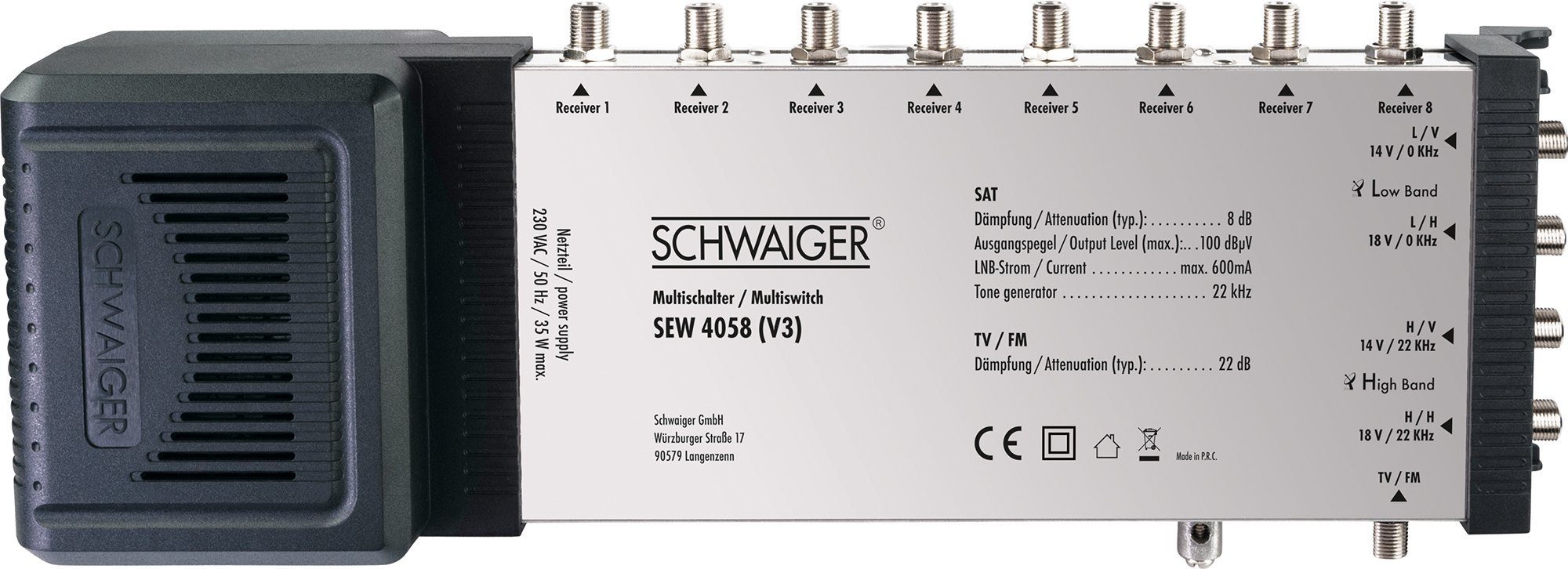 SAT-Multischalter SEW4058 531