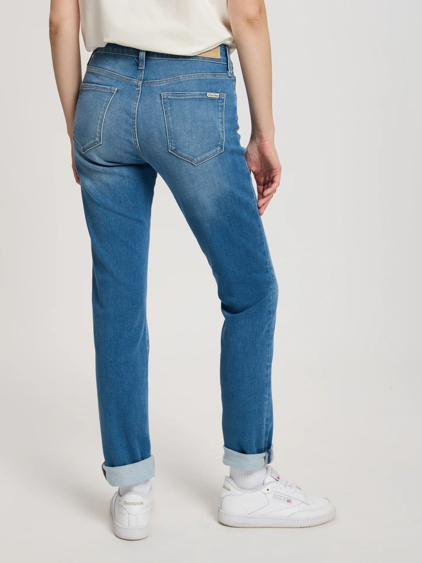 CROSS JEANS® Stretch-Jeans CROSS JEANS ANYA light mid blue P489-264