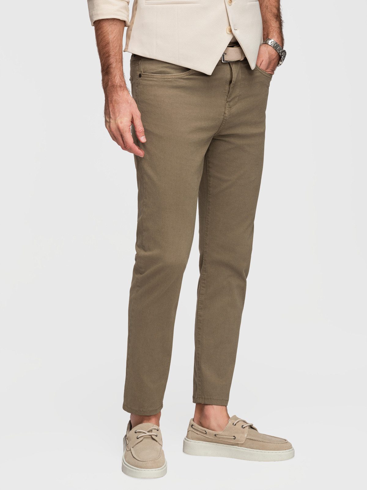 Chinos Pants P1523 V-3 olive green S Olive green XXL