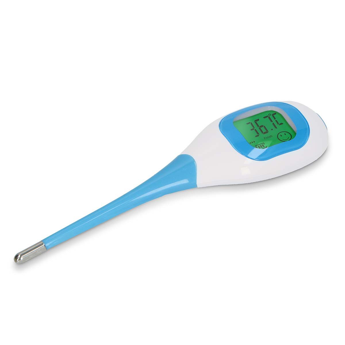 Fysic Fieberthermometer FT09, 1-tlg., Hintergrundbeleuchtung, einfache Temperaturinterpretation, Fieberalarm
