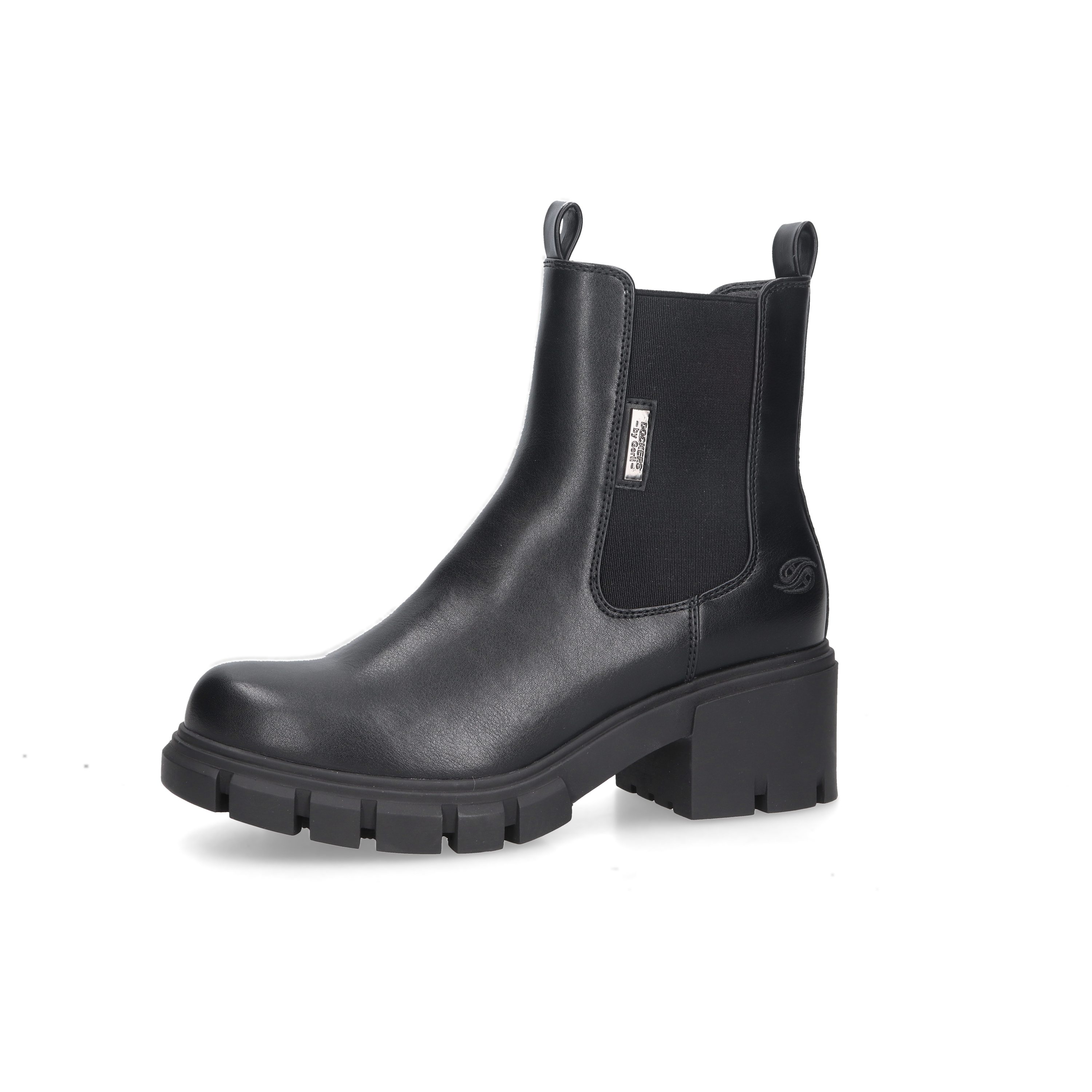 Dockers by Gerli Chelseaboots Stiefelette, Ankleboots mit Blockabsatz und Profilsohle