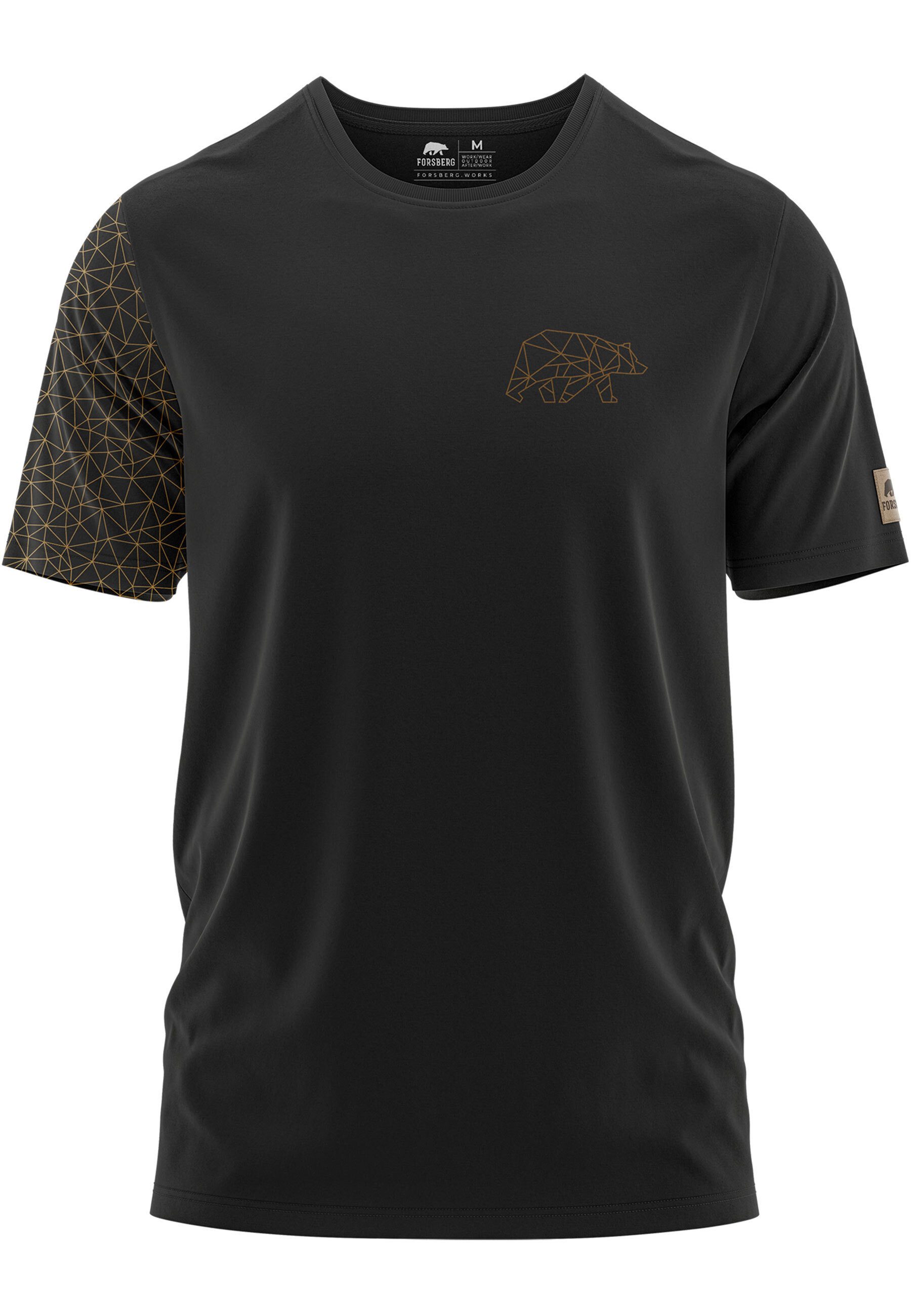 FORSBERG T-Shirt Thyrison T-Shirt Brustlogo günstig online kaufen