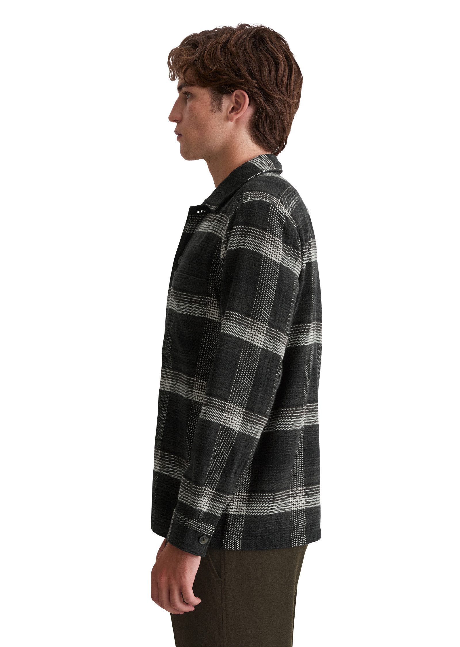 Marc O'Polo Kurzjacke aus schwerem Bio-Baumwoll-Flanell günstig online kaufen