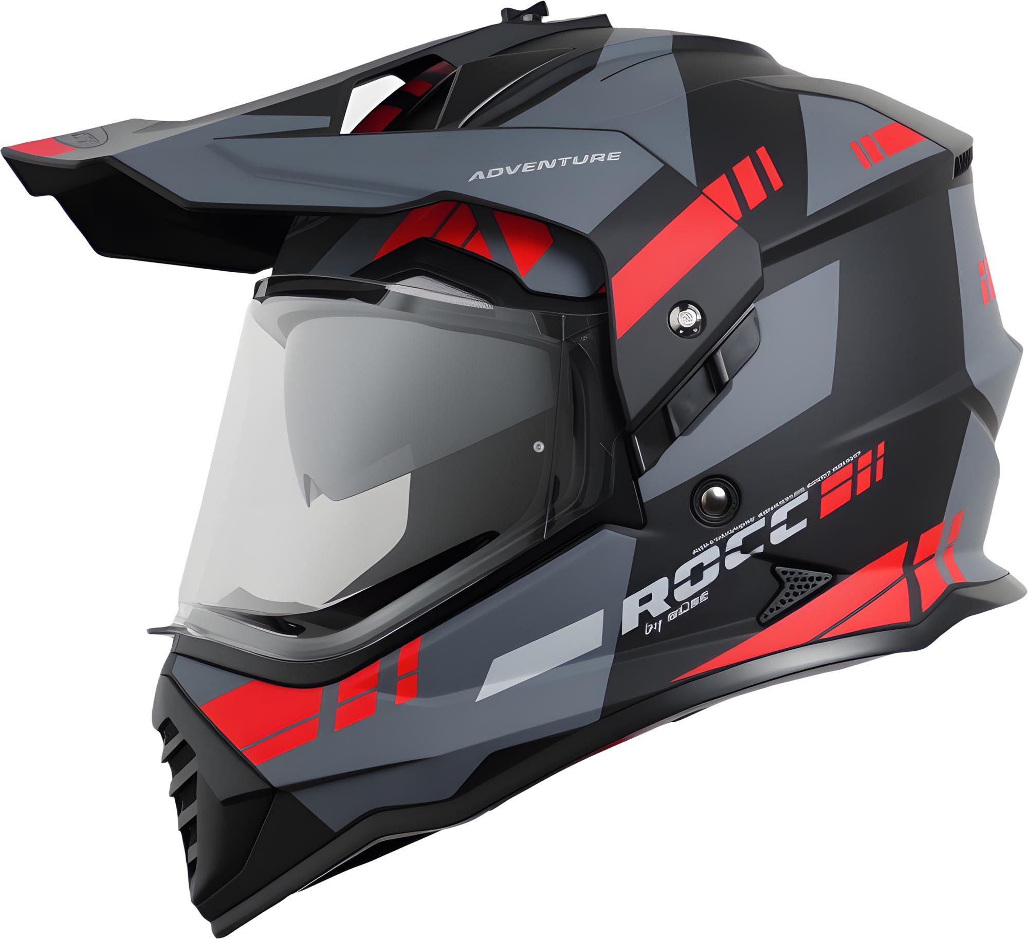 ROCC Motocrosshelm 500 Endurohelm, Vorbereitet Für Pinlockscheibe,integriertes Sonnenvisier