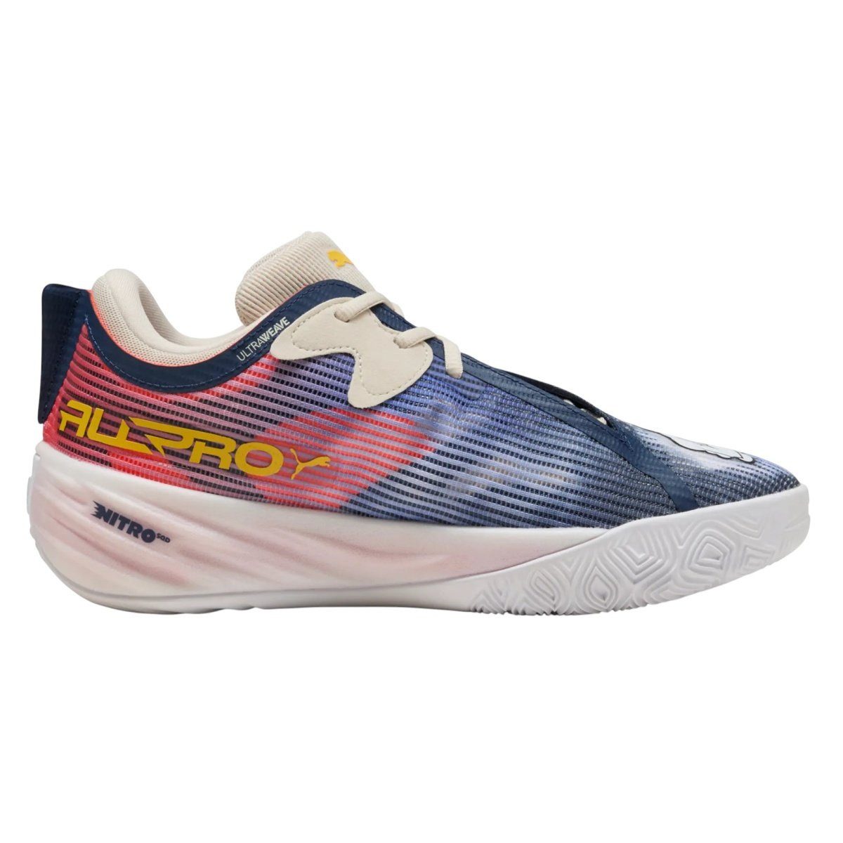 PUMA Hallen-Indoorschuhe All-Pro Nitro™ 2 Hooptopia (Basketball) blau/bunt Badmintonschuh