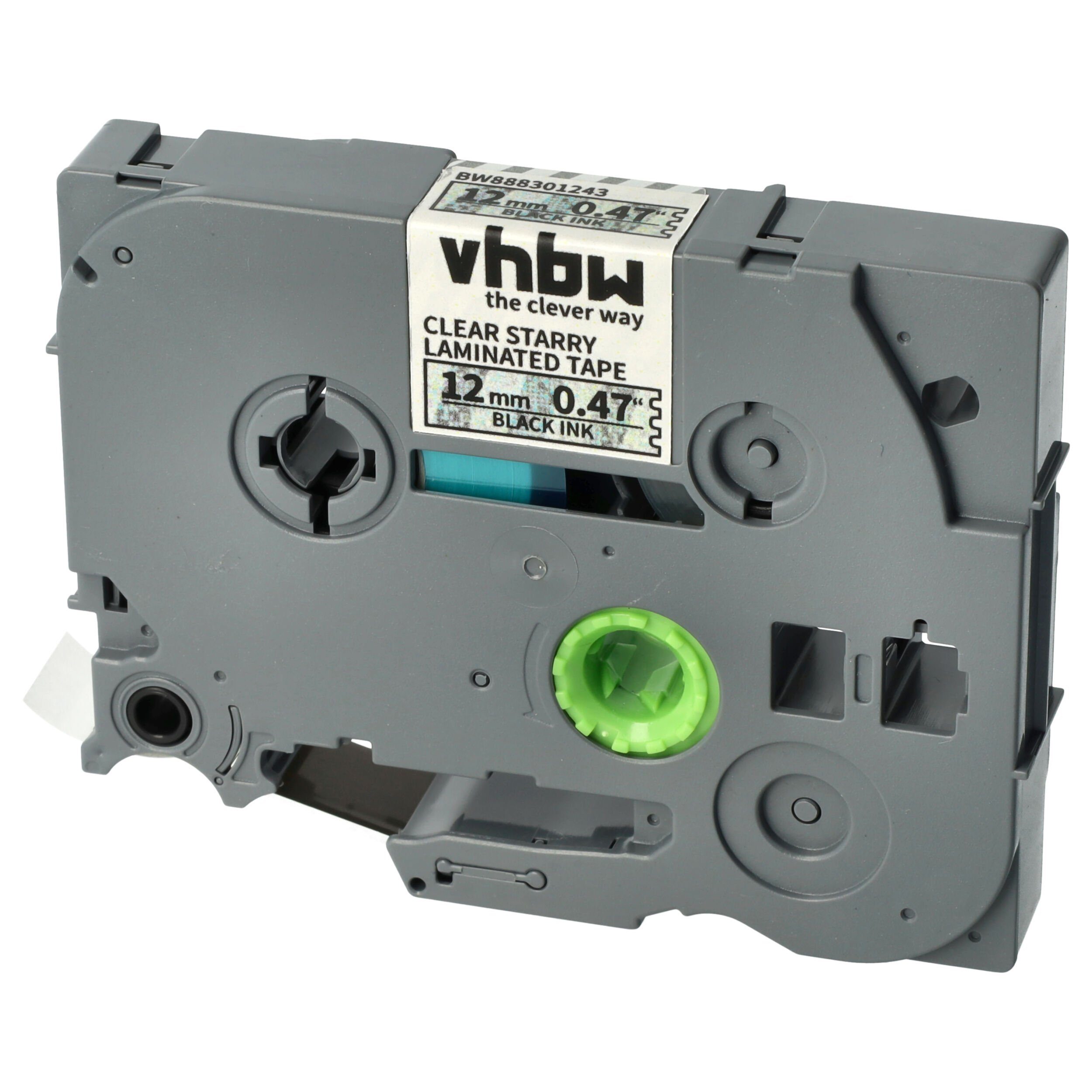 vhbw Beschriftungsband passend für Brother PT D600VP, E300, GL-100, H100, E100, E100VP