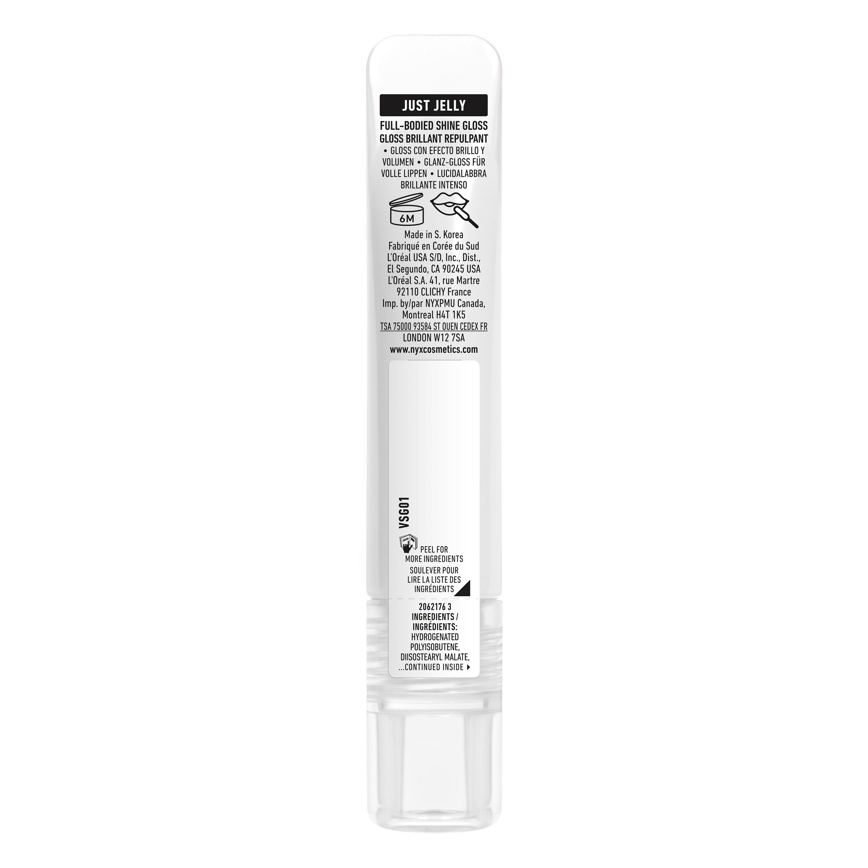 NYX Professional Makeup Jelly Job Peptide Infused Jelly Gloss Lipgloss · 8 ml · Weiß – Bild 5 von 5