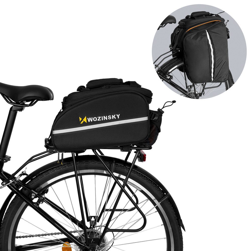Wozinsky Fahrradtasche Wozinsky Fahrradgepäckträgertasche 35L mit Regenschutz