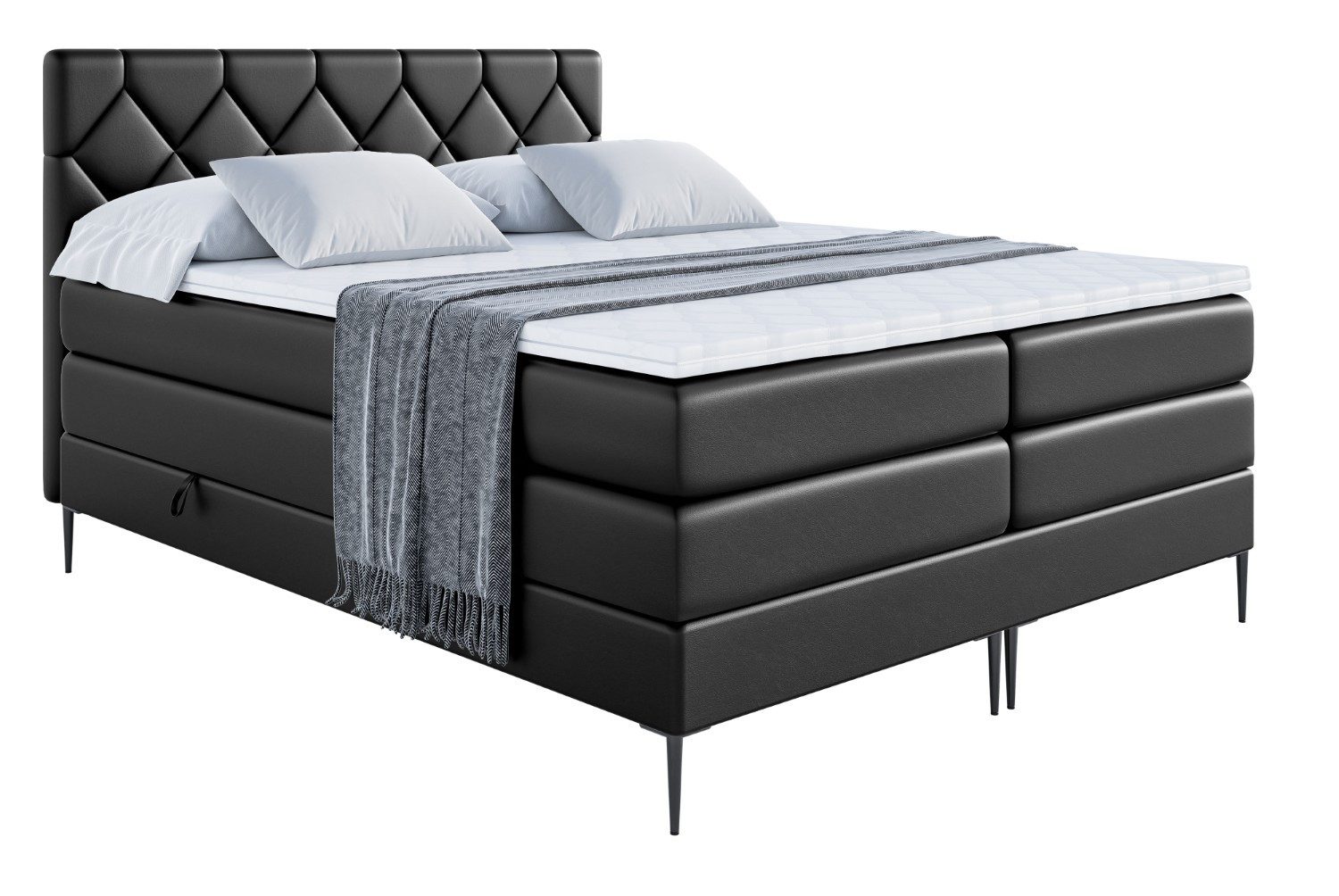 ALTDECOR Boxspringbett CATOR-F KING (Multipocket-Matratze H4, günstig online kaufen