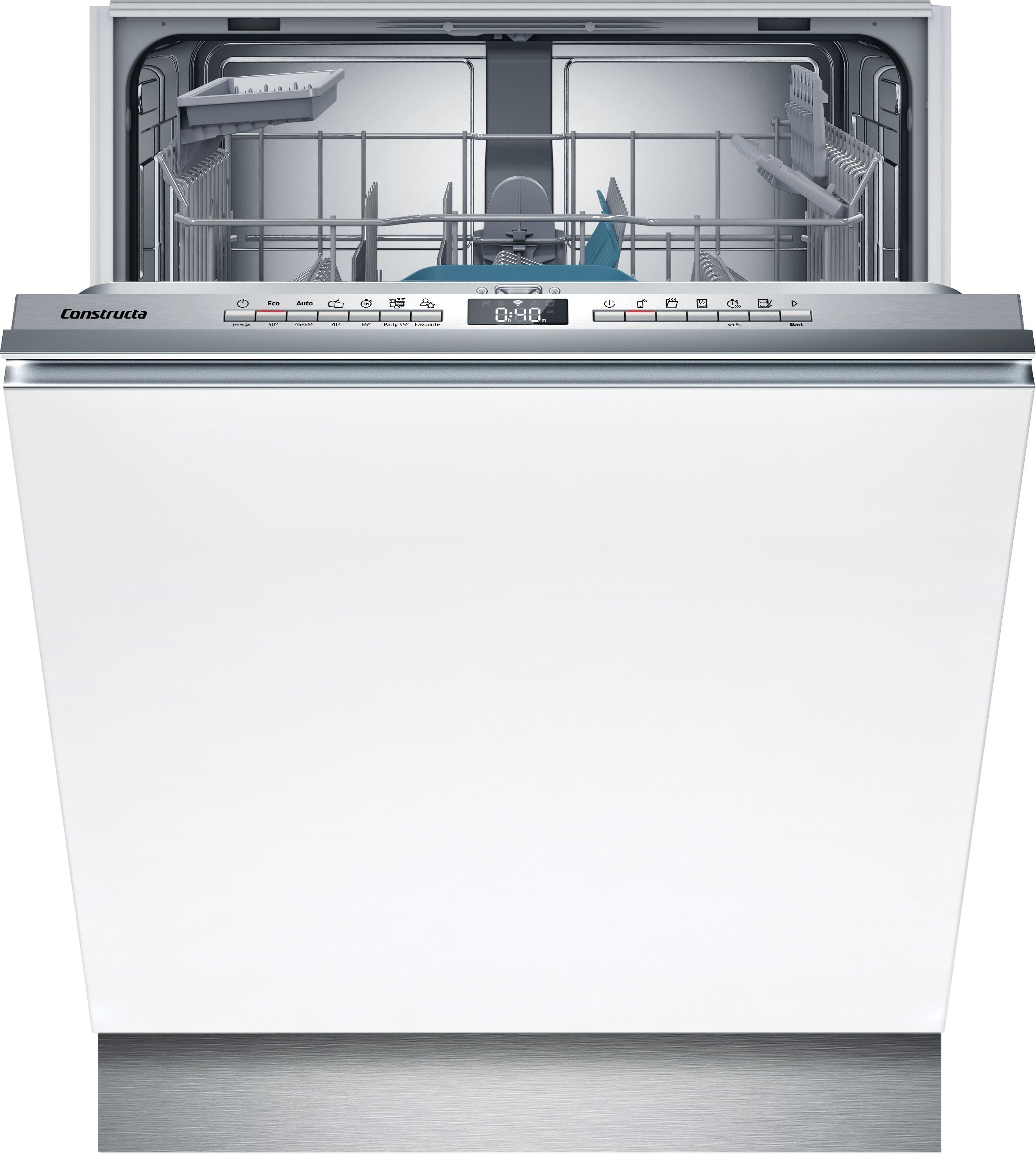 Constructa vollintegrierbarer Geschirrspüler CG6VX0O2ETE, 13 Maßgedecke