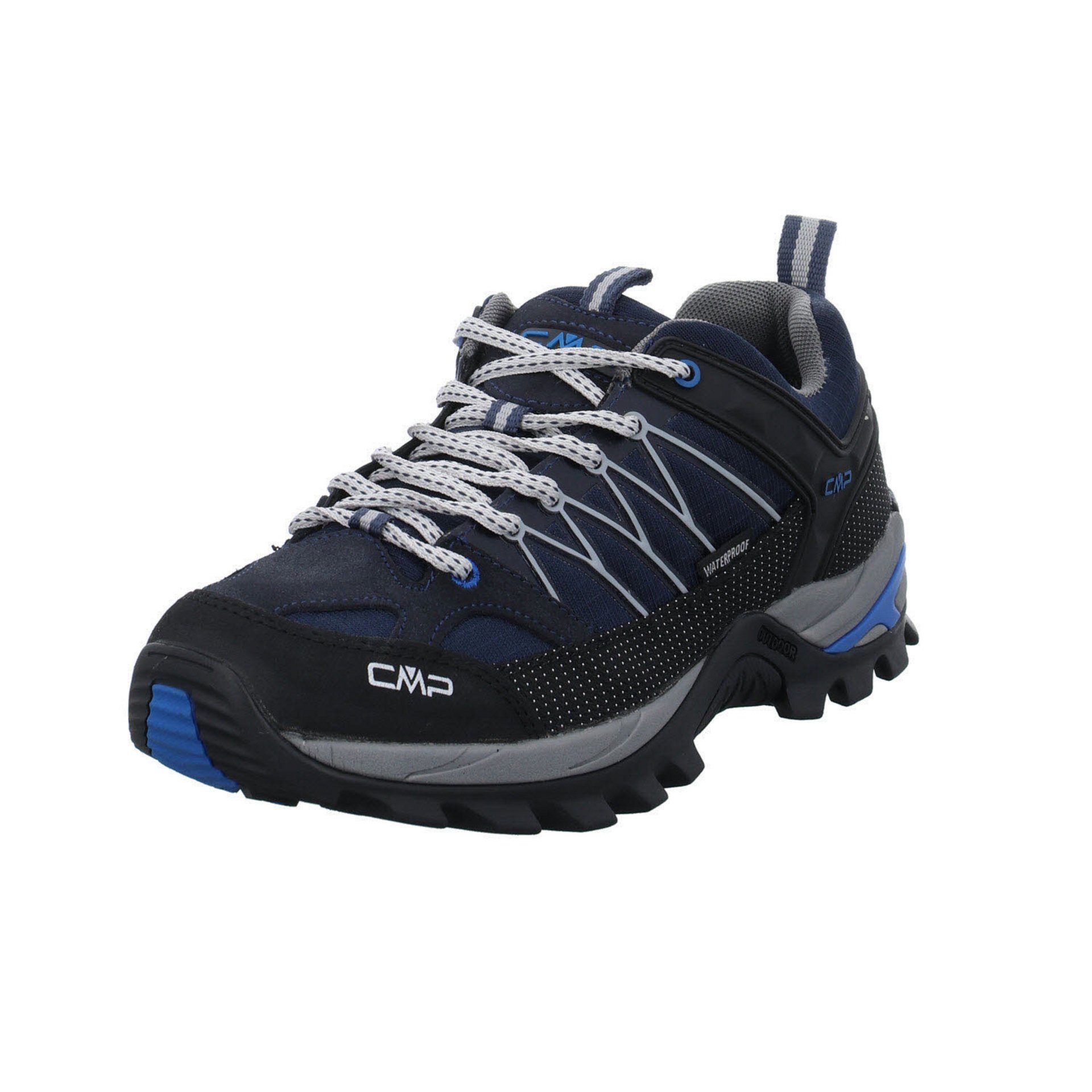 06NG Rigel Low Outdoorschuh Leder-/Textilkombination Outdoorschuh Schuhe B.BLUE-CEMENTO CMP Herren Outdoor
