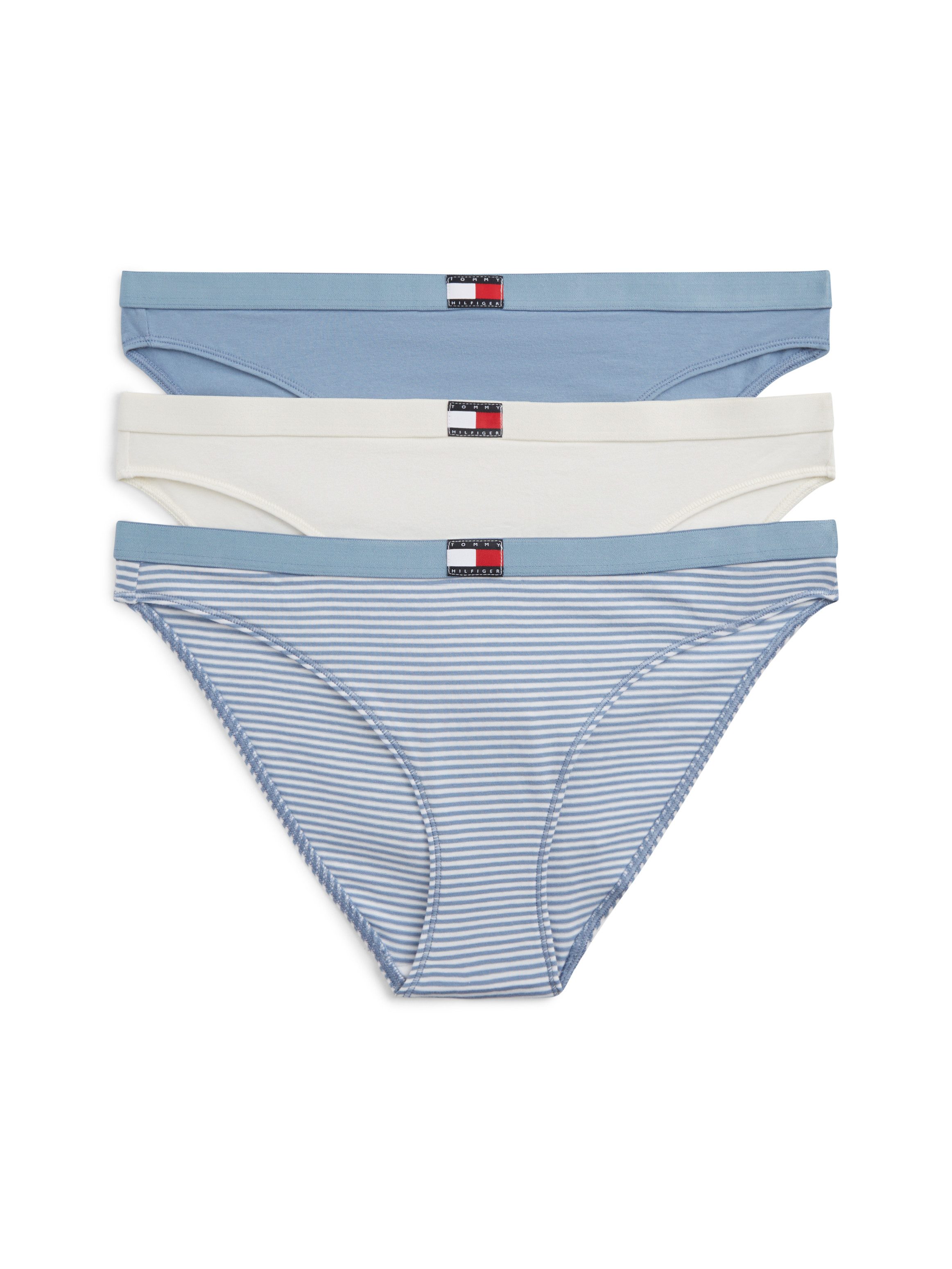 Tommy Hilfiger Underwear String 3 PACK THONG (EXT.SIZES) (3-St) basic, elastischer Bund, unifarben