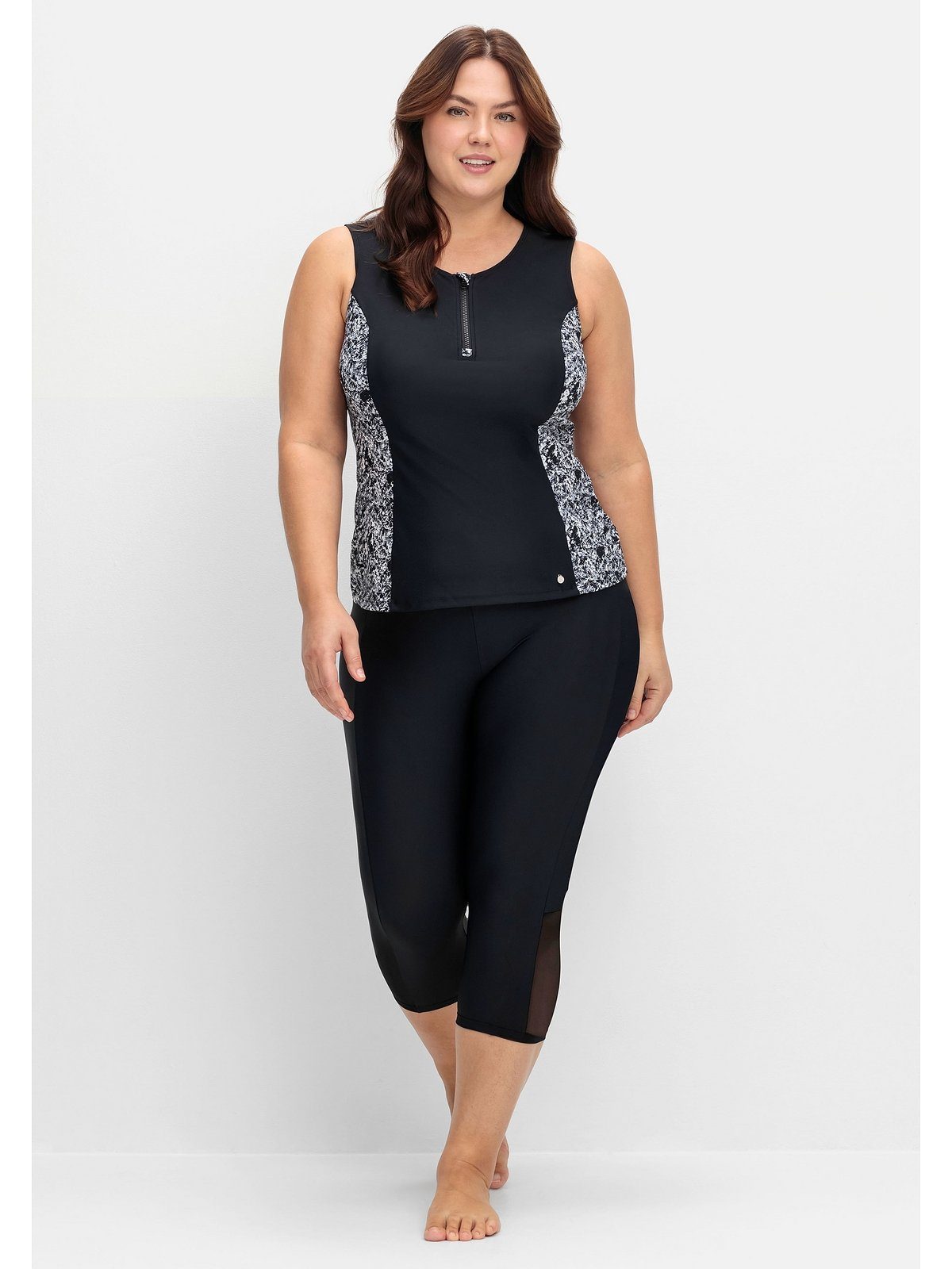 Sheego Badehose Große Größen mit innenliegendem, fixiertem Slip