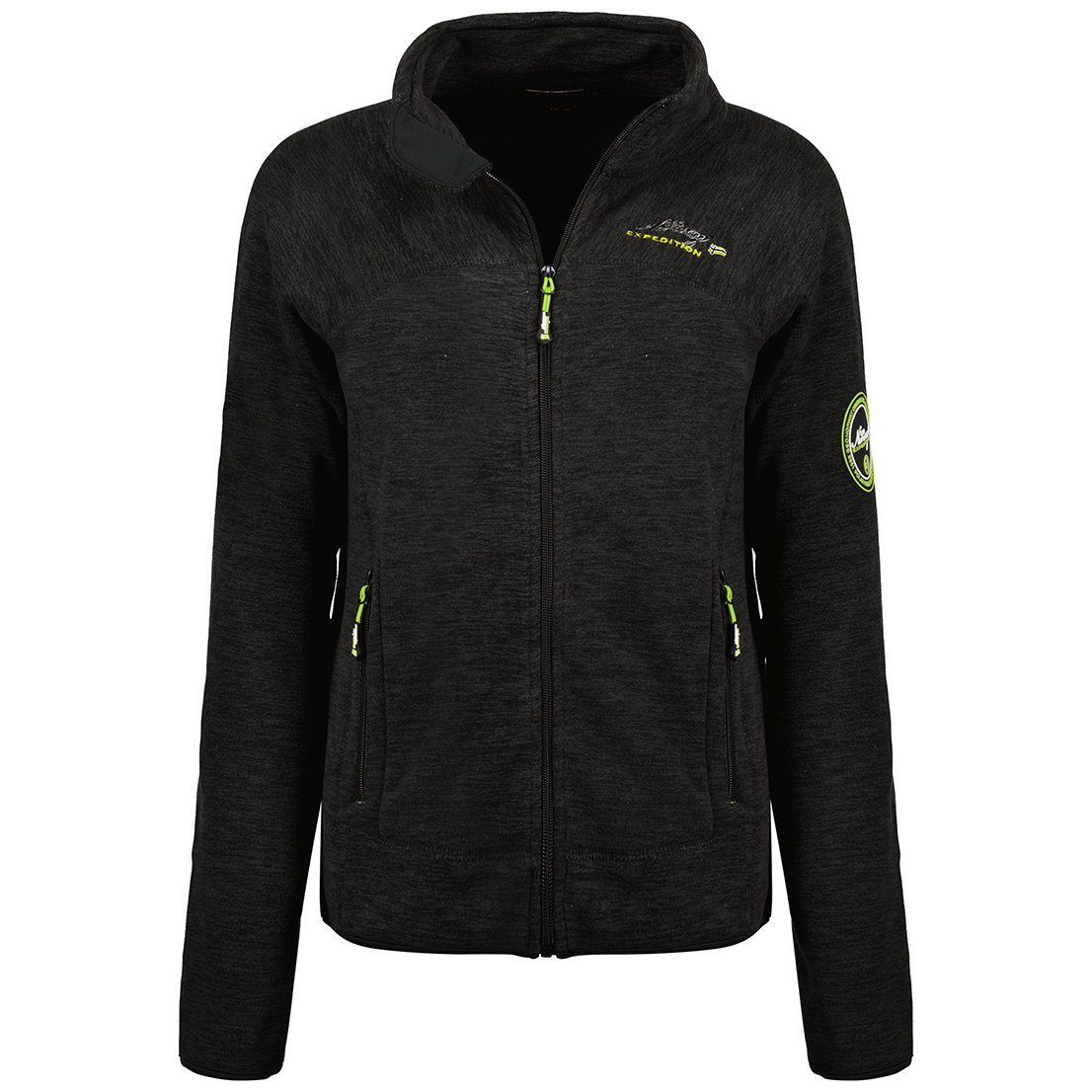 Geographical Norway Fleecejacke Damen - G-TARELLA leicht zu tragen, warm und flauschig Schwarz