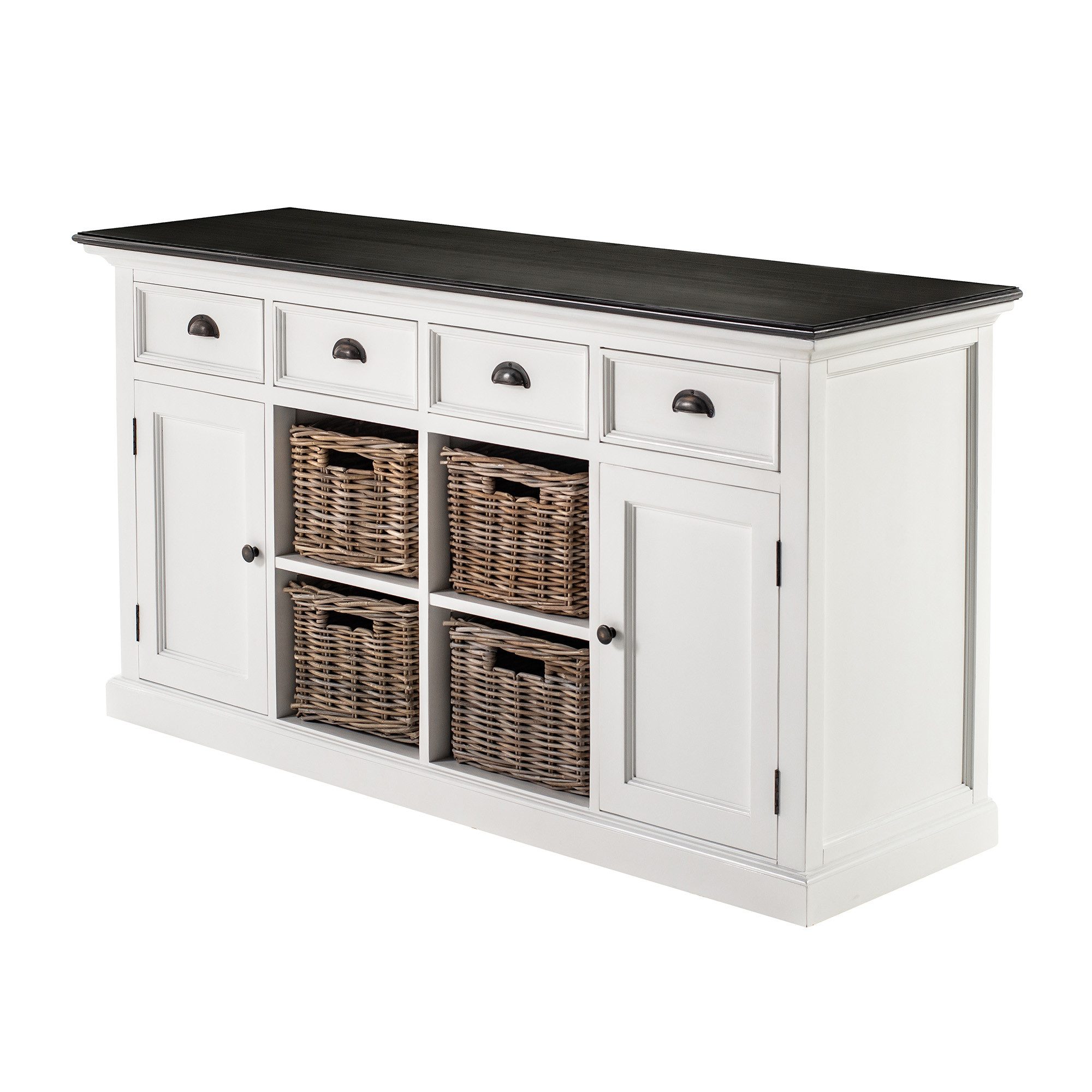 Novasolo Buffet Halifax Contrast (mit 4 Körben) Buffetschrank mit 4 Körben