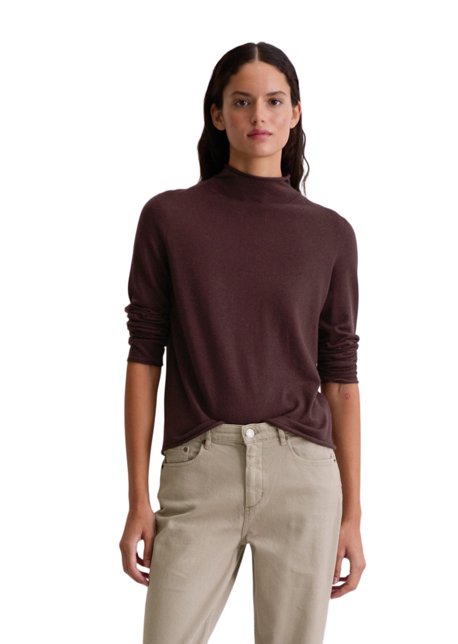 Marc O'Polo Strickpullover aus edlem Schurwolle-Viskose-Mix günstig online kaufen