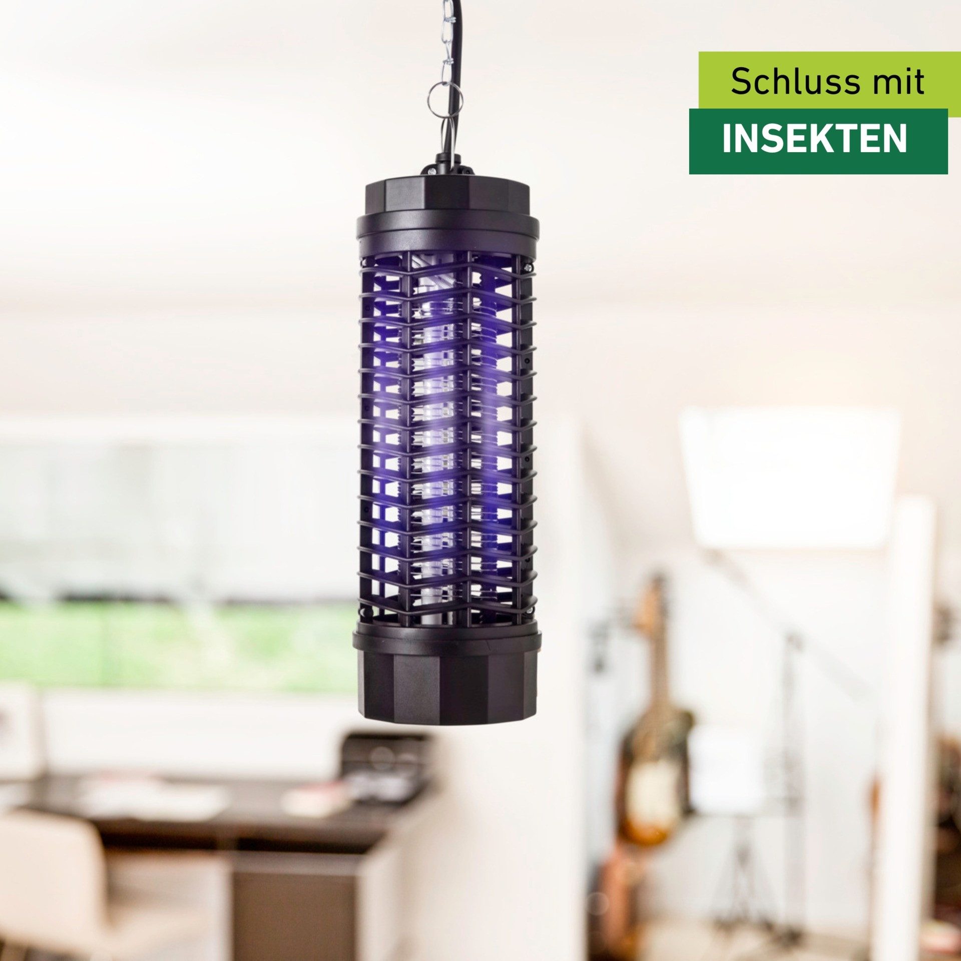 Windhager Insektenfalle für Fluginsekten, Schutzlampe für den Fang von Insekten, vollisoliertes Kunststoffgehäuse, UV-Lampe mit 11 Watt