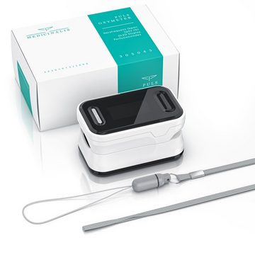 Medicinalis Pulsoximeter, SpO2 Finger Pulsmesser, Fingerpulsoximeter, Puls & Sauerstoffsättigung