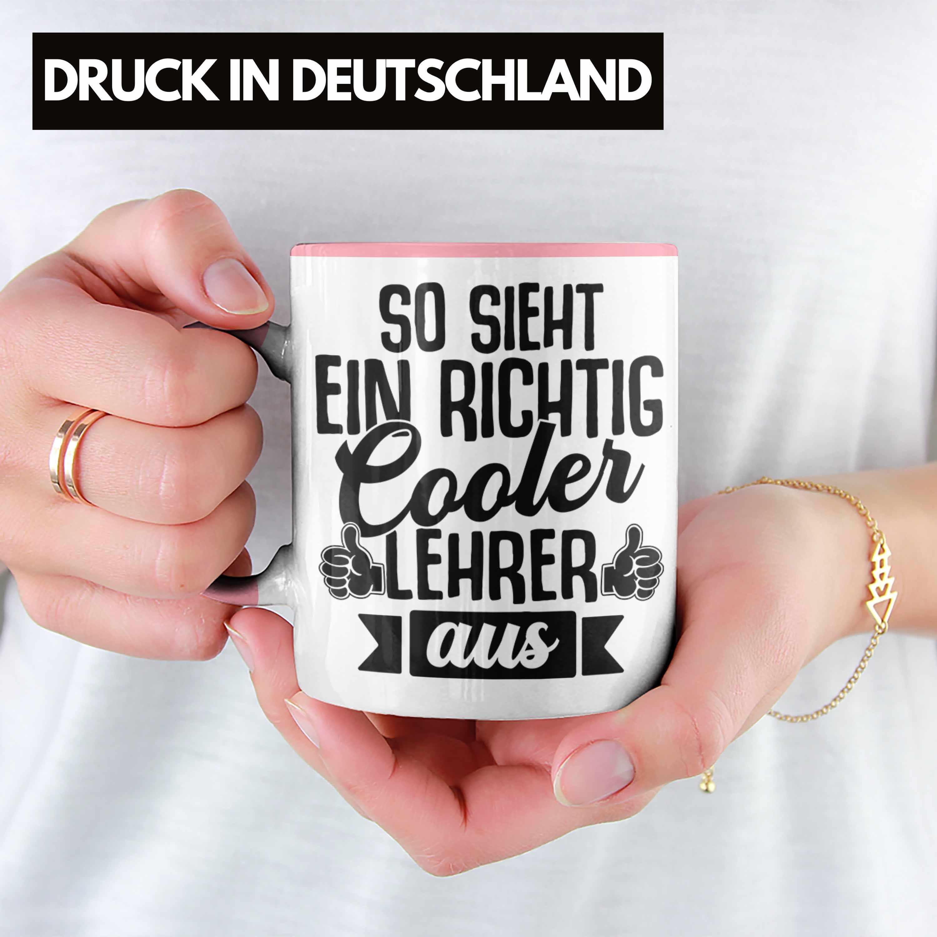 Sieht Ein So Cooler Tasse Abschied Aus Richtig Rosa Abitur Abi Abschiedsheschenk Trendation Lehrer Lehrer - Spruch Trendation Geschenk Tasse