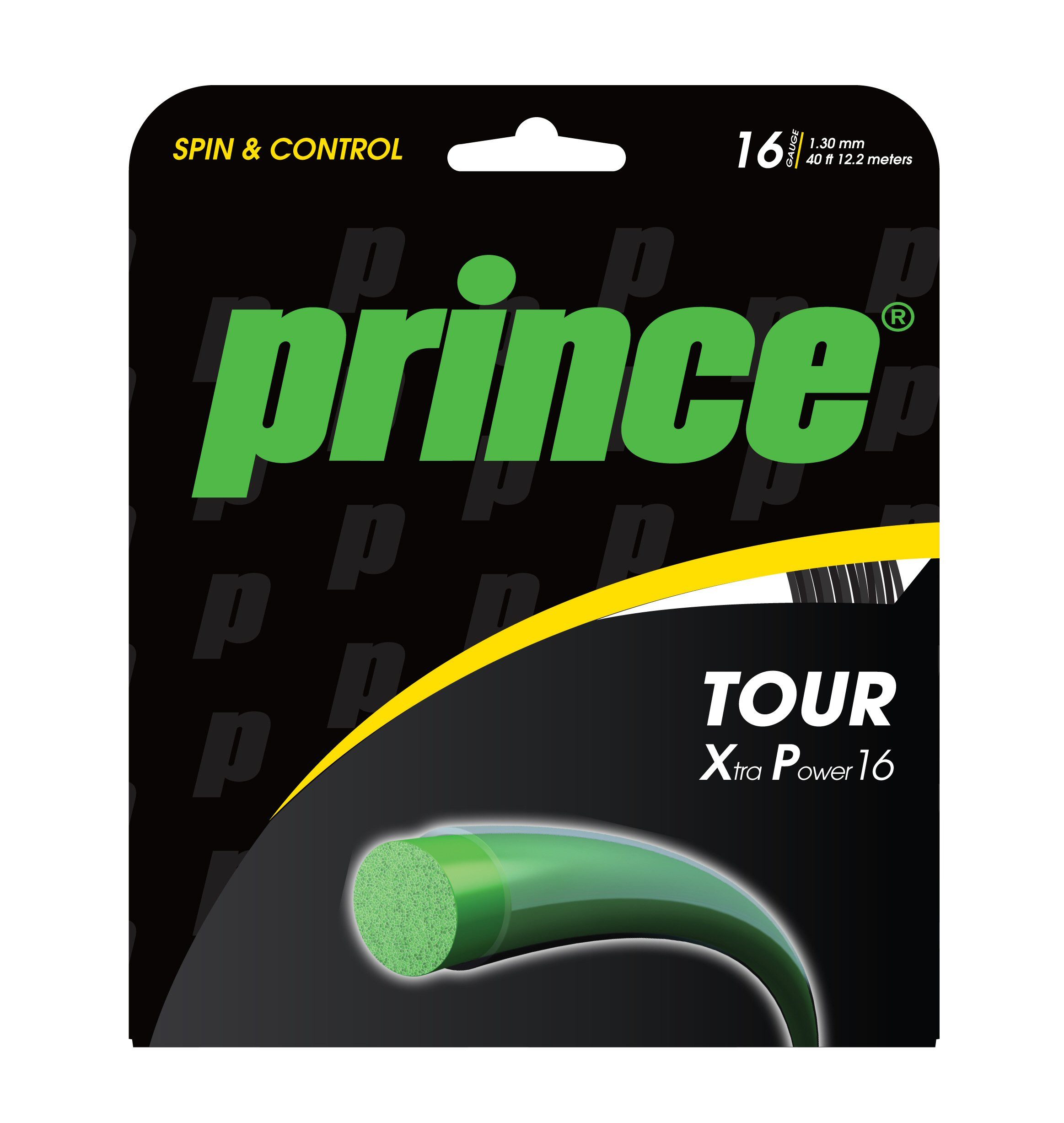 Tennissaite Tour XP (Haltbarkeit+Power) schwarz 12m Set