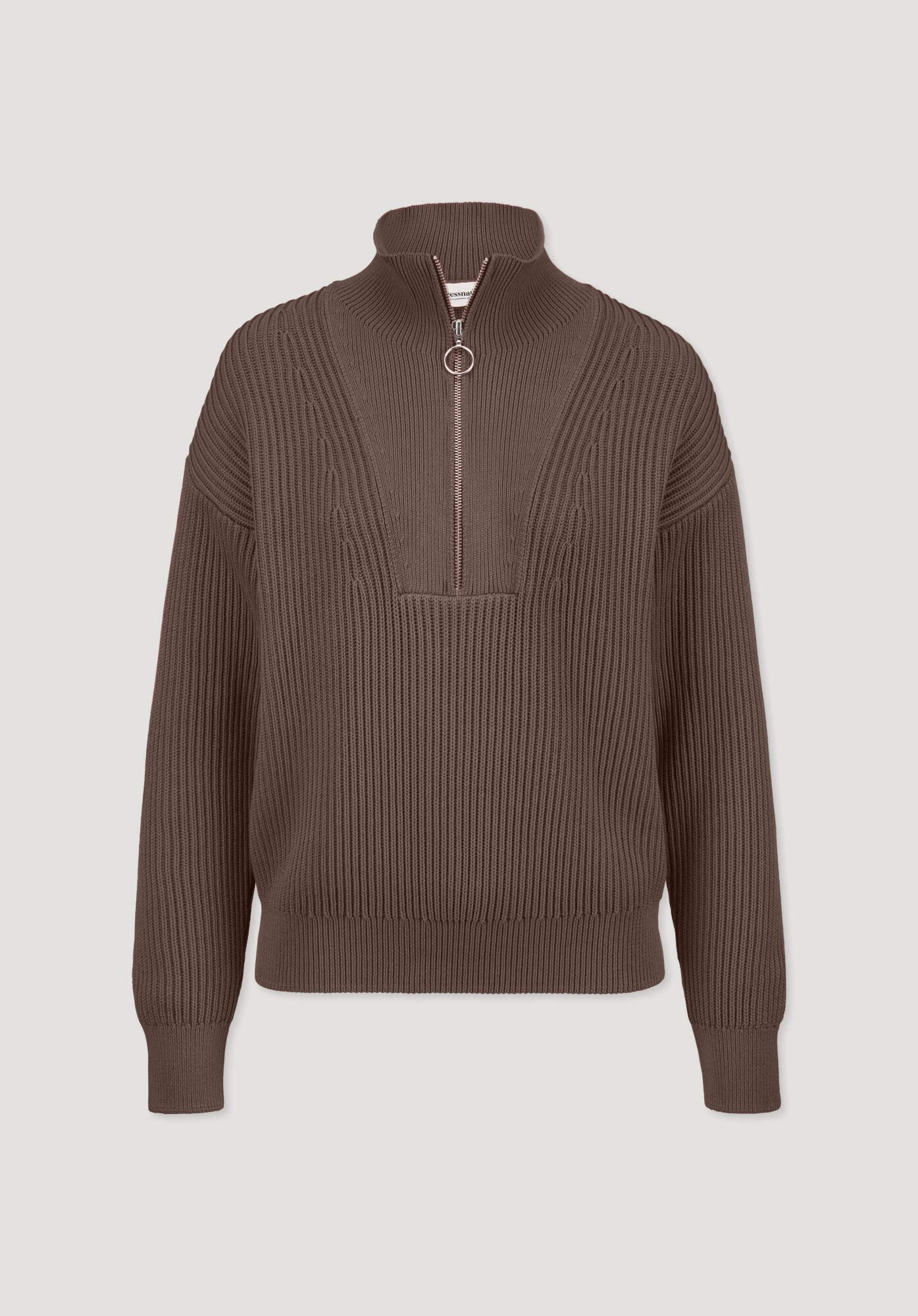 Hessnatur Strickpullover Relaxed aus reiner Bio-Baumwolle (1-tlg) – Bild 3 von 5