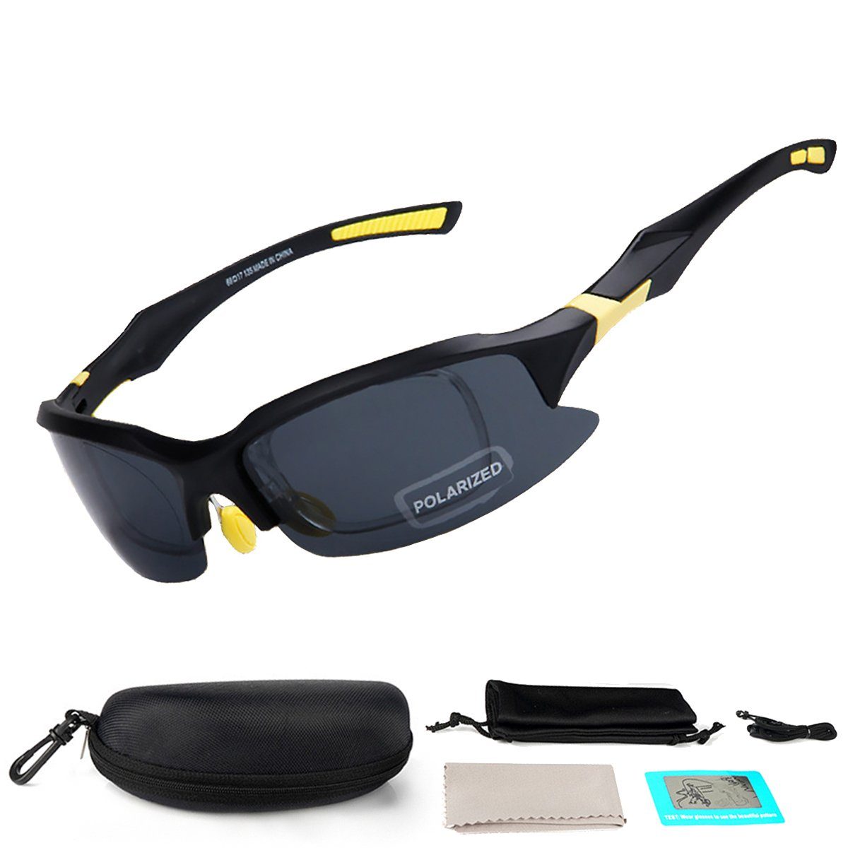 LeiGo Fahrradbrille Fahrradbrille, UV 400 Sonnenbrille, Winddicht Sportsbrille Brille, Radsportbrille Winddicht Sportsbrille Für Sportreiten und Angeln