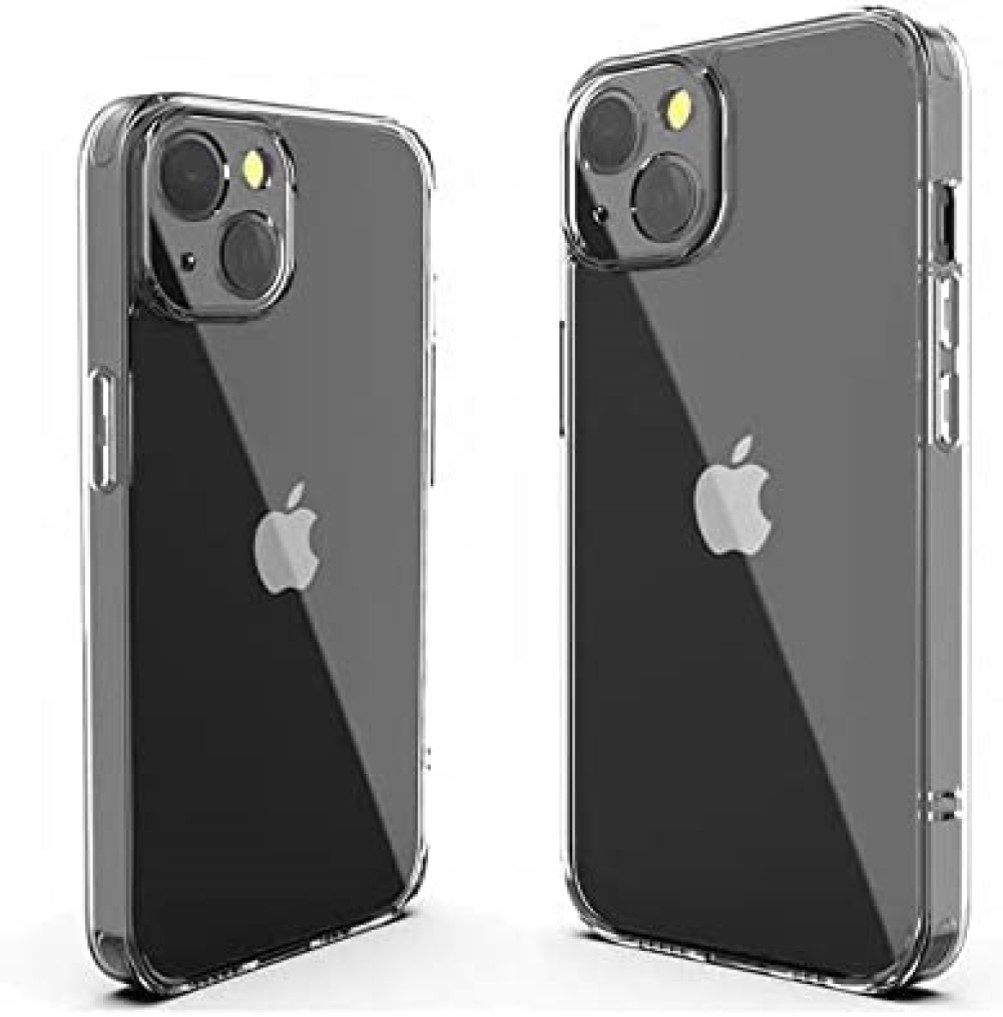 OLi Handyhülle Transparente Silikon Hülle für iPhone 13 6.1 mit Kamera Schutz 6,1 Zoll, Cover, Case Clear